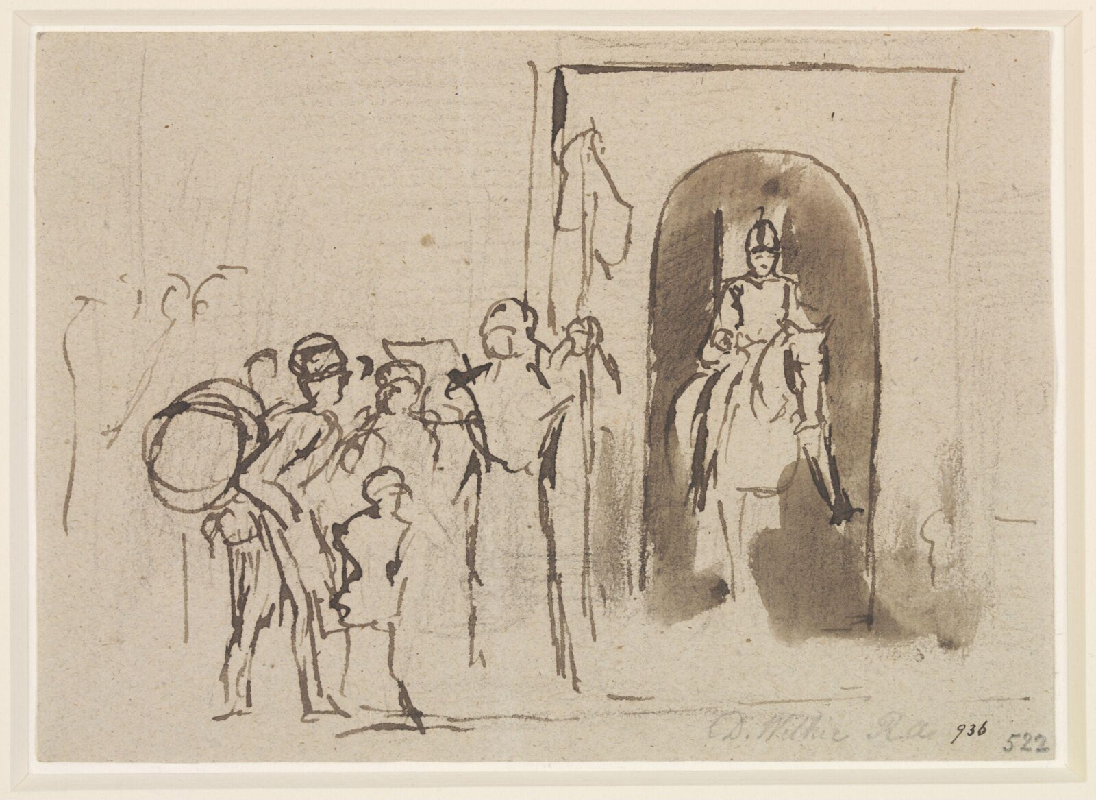 Drawing, David Wilkie, late 18th - mid 19th century