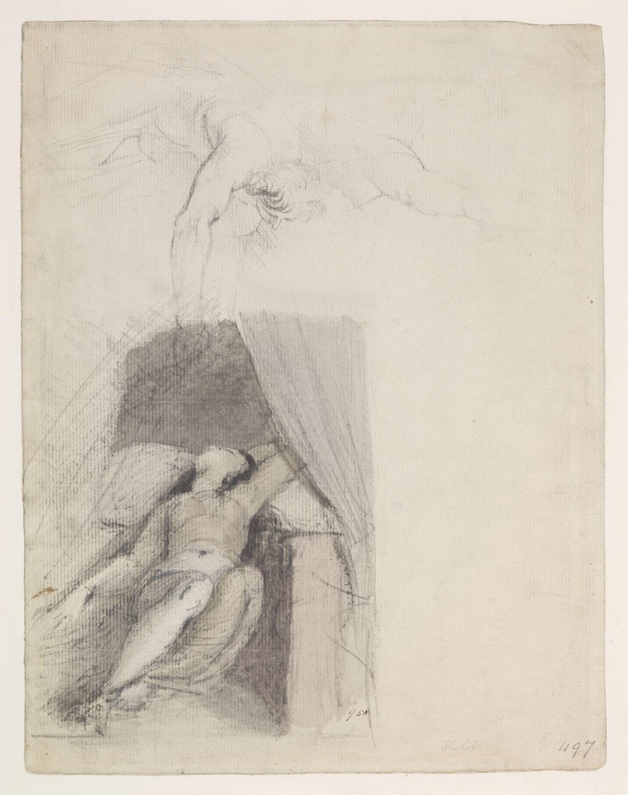 Drawing, Theodor Mattias von Holst, early - mid 19th century