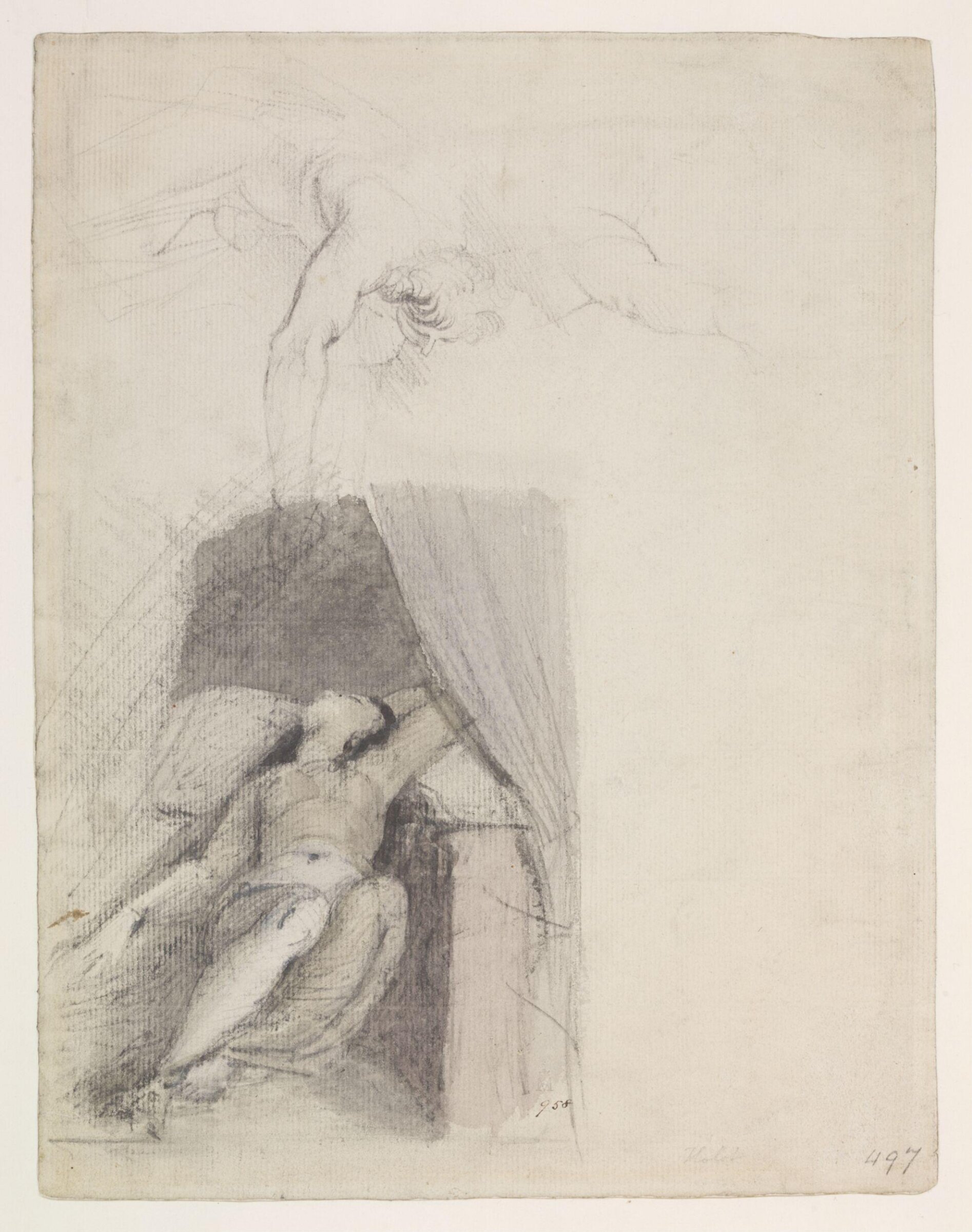 Drawing, Theodor Mattias von Holst, early - mid 19th century