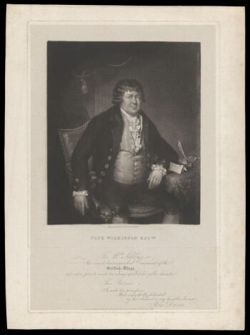 Engraved portrait of Tate Wilkinson (1739-1803)