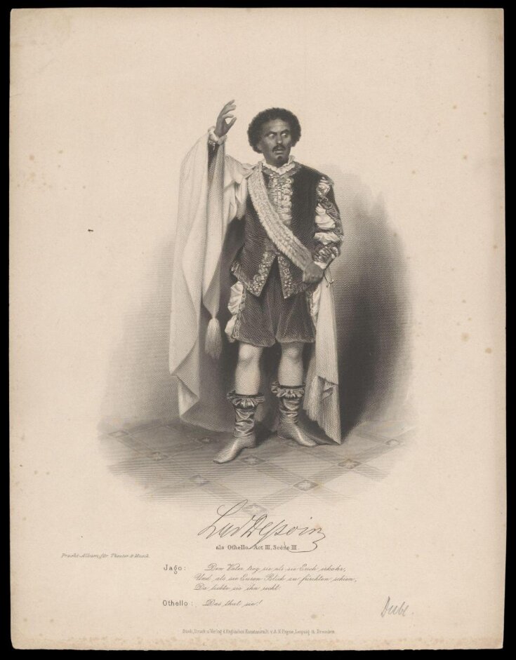 Ludwig Dessoir as Othello image