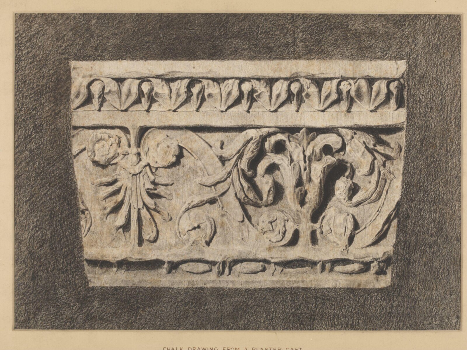 Study from a plaster cast, William Dyce, ca.1840
