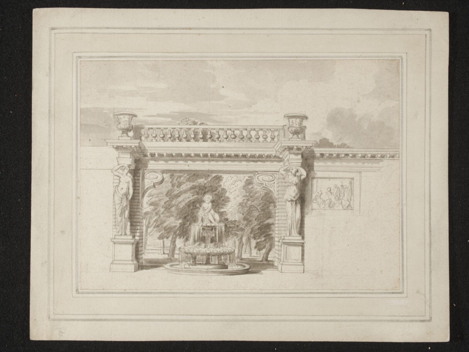 Drawing, 1667-1744