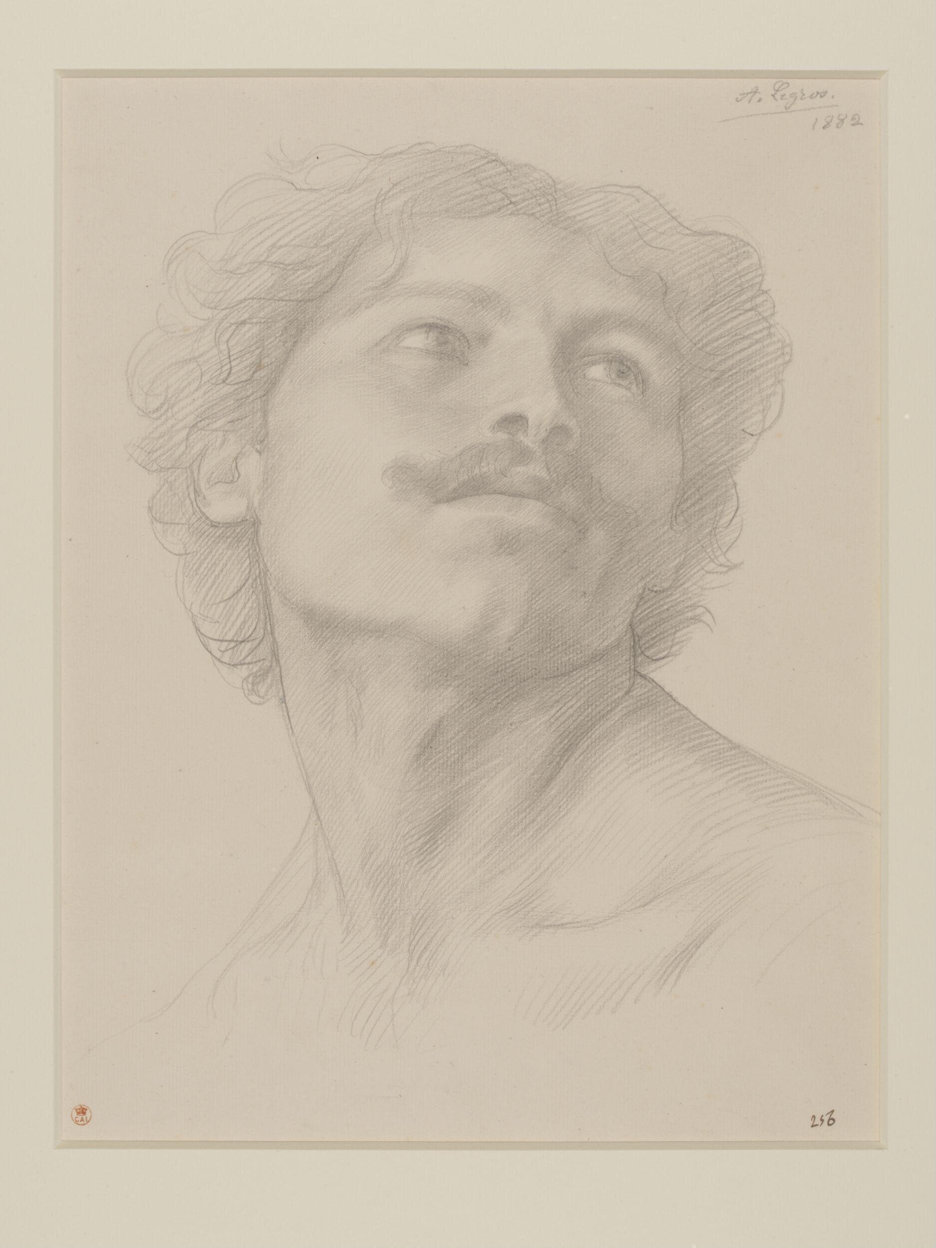Study of the head of a man