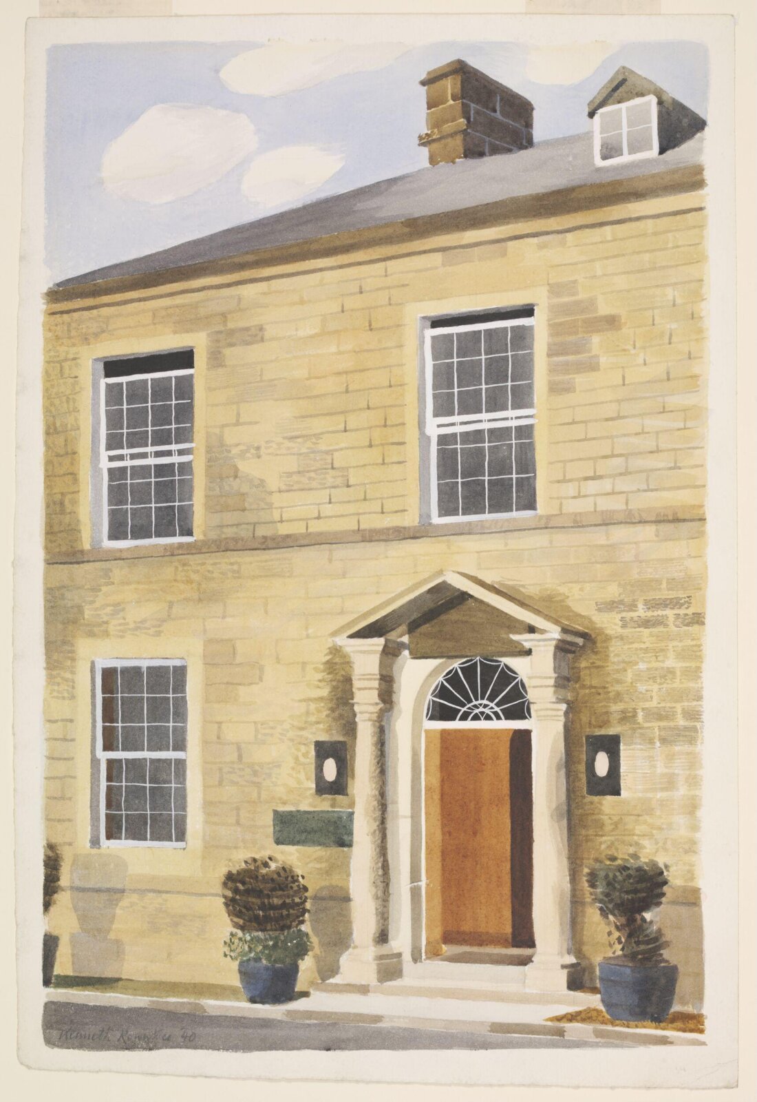 Ashopton Inn, Main Doorway, Rowntree, 1940