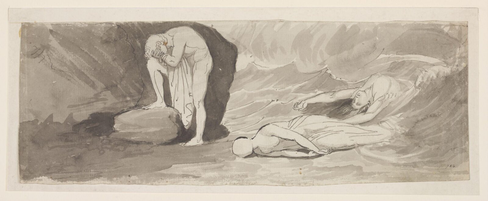 Drawing, John Flaxman, late 18th - early 19th century