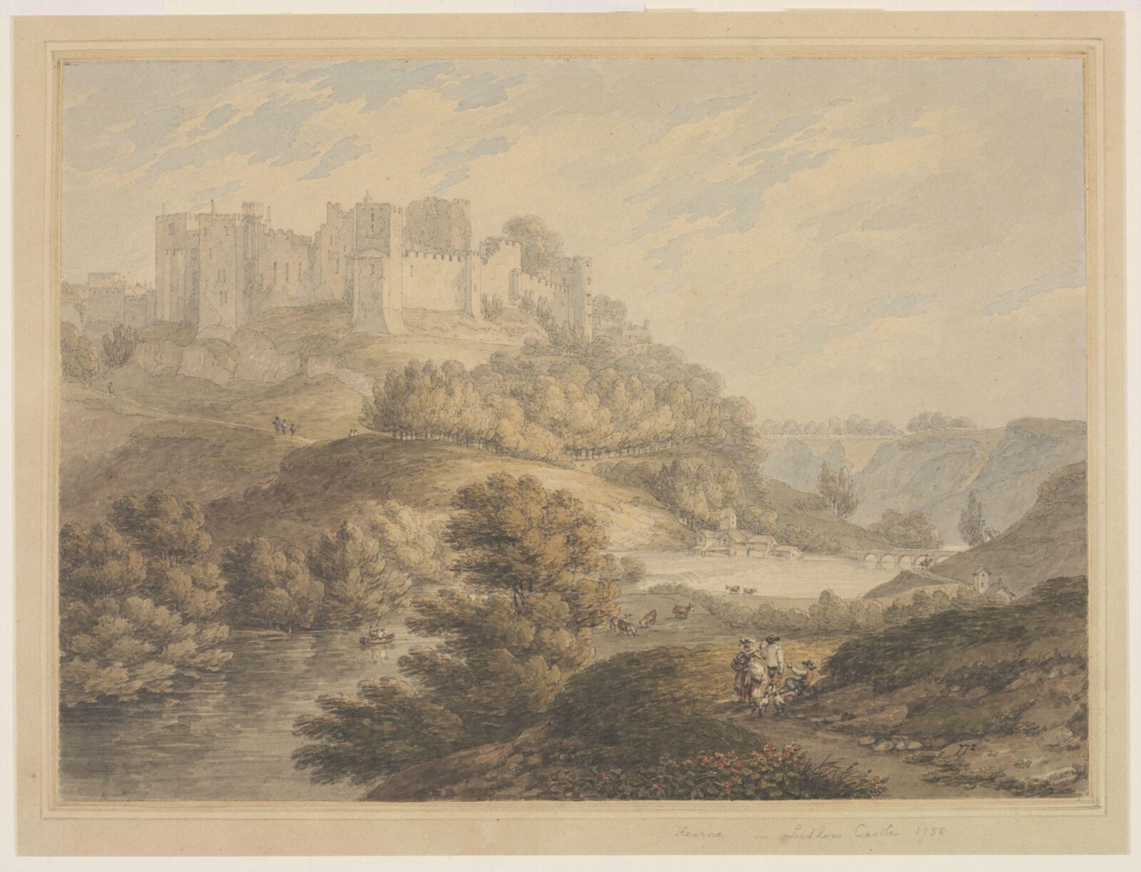 Watercolour, Thomas Hearne, 1788