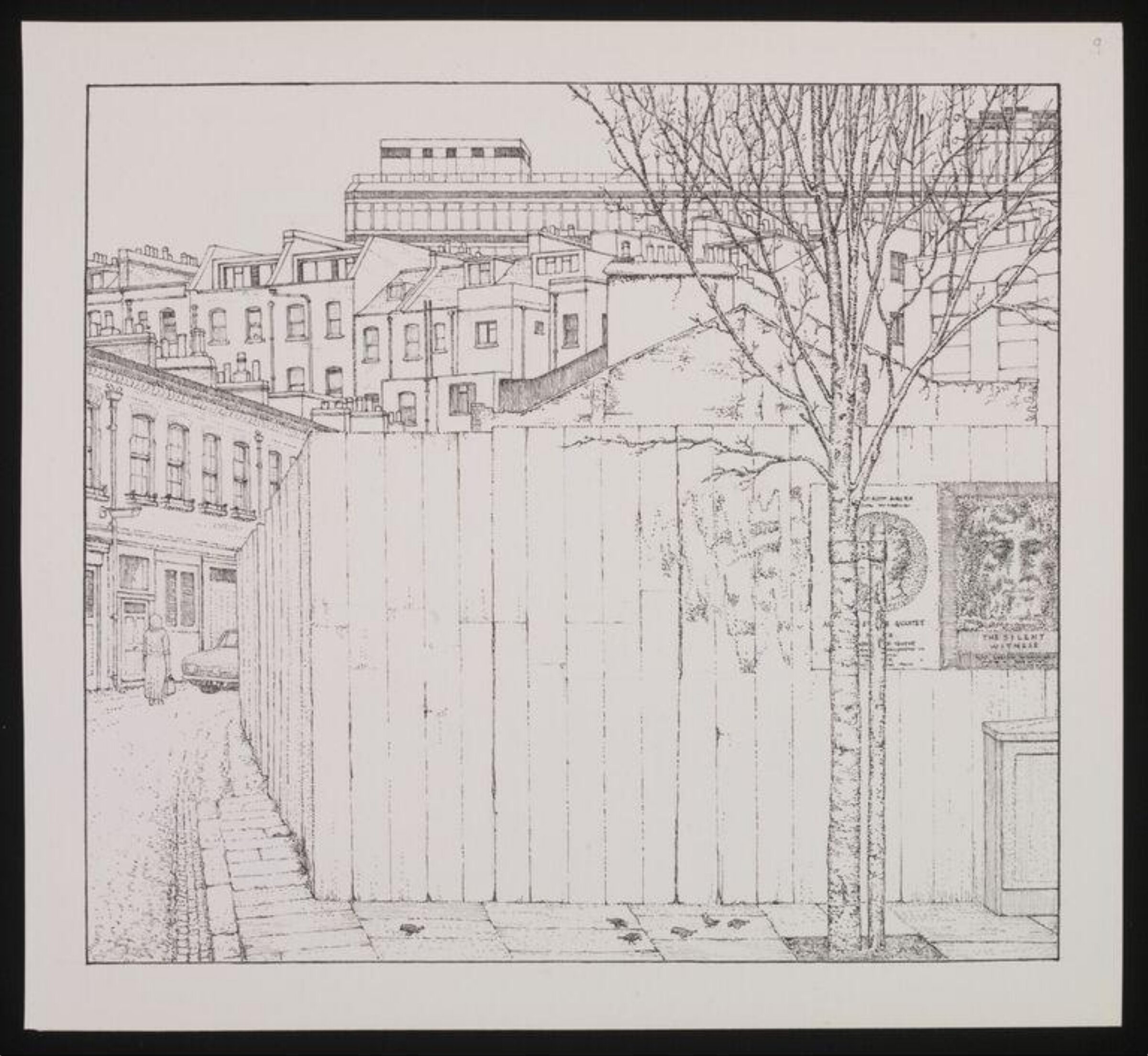 Mews off Marloes Road, Earl's Court, London, Donald Bowen, 1978