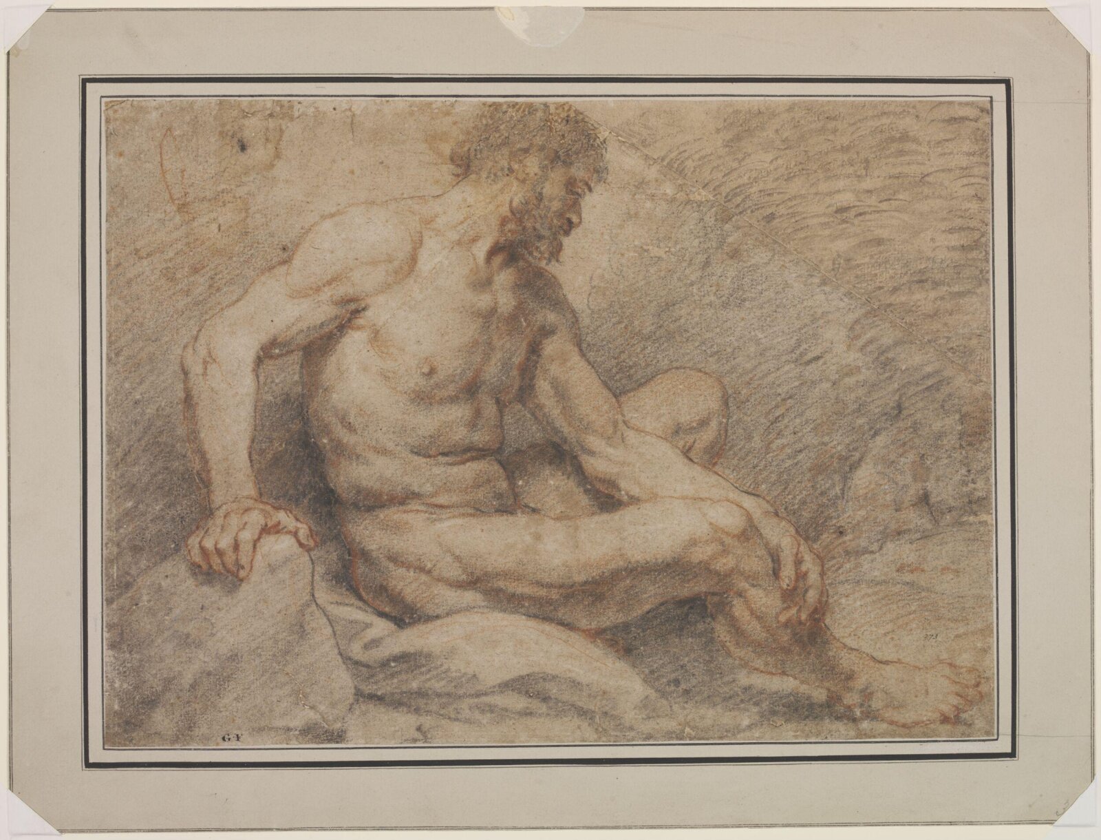 Drawing, Correggio, ca. 1510 - 1534