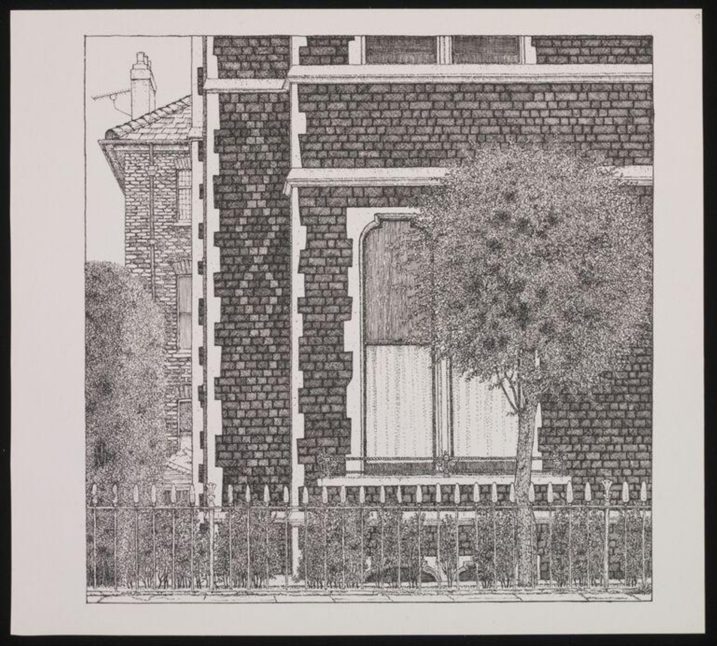 House on Phillimore Place, London, Donald Bowen, 1976