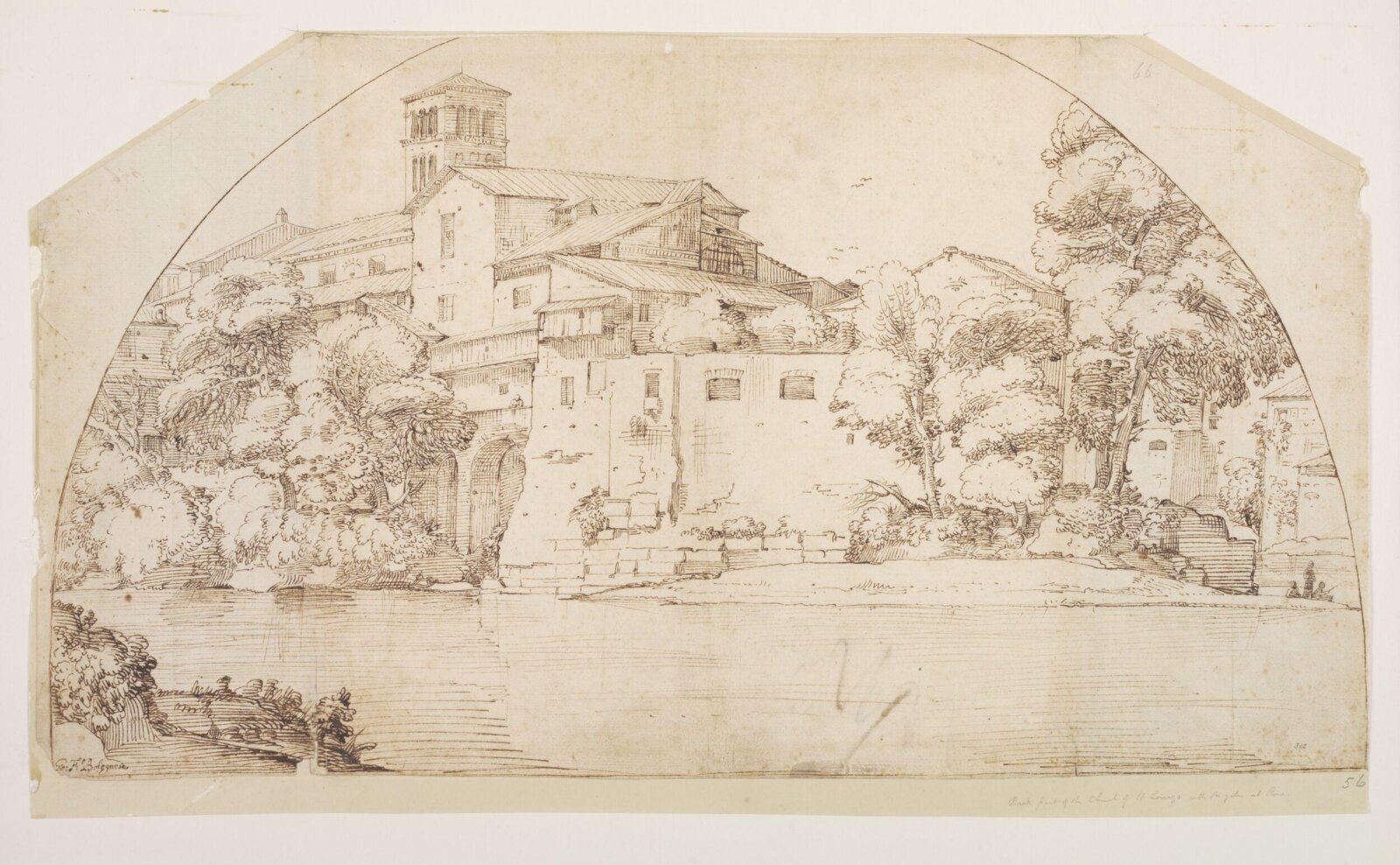 Drawing, Giovanni Francesco Grimaldi, ca. 1625-1680