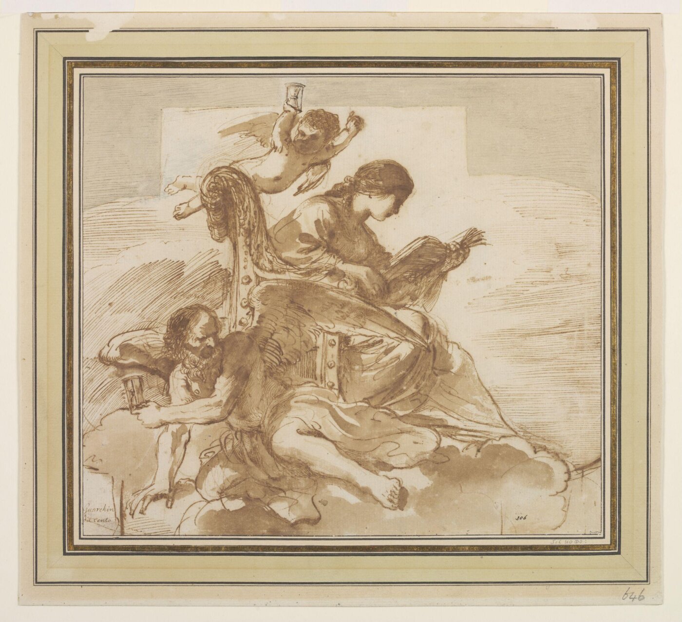Guercino, Drawing