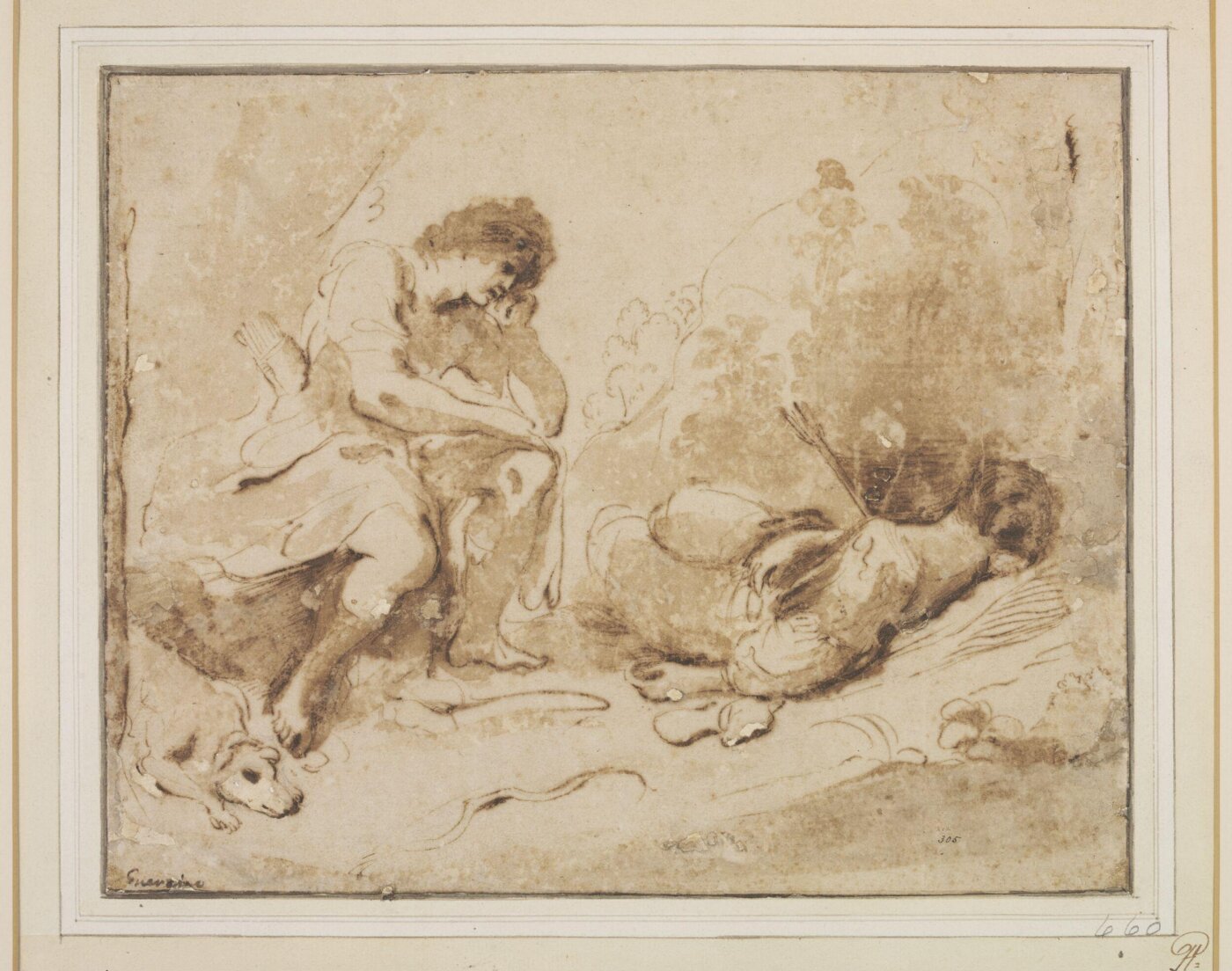 Guercino, Amintas and Sylvia
