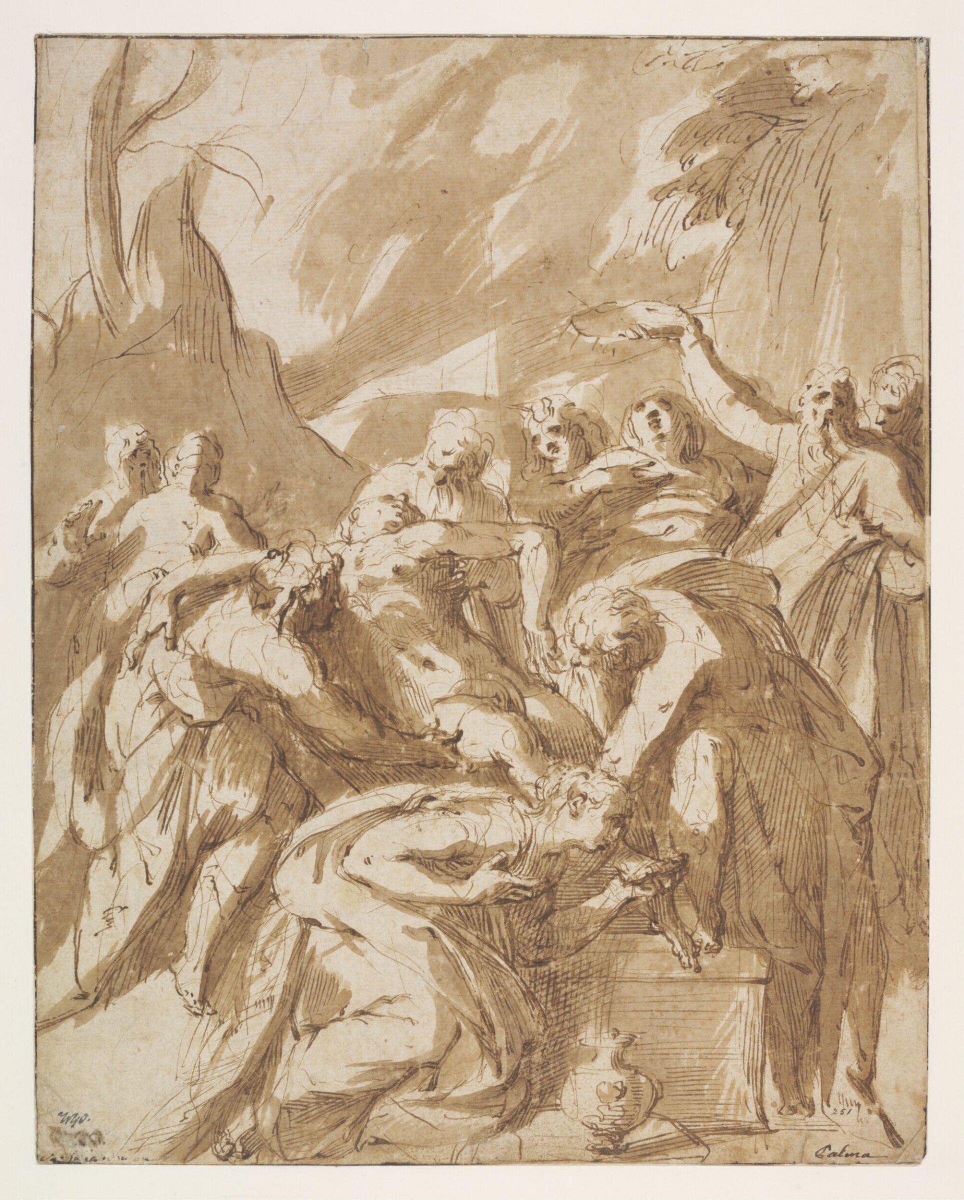 The Entombment, Hans Speckaert, Second half 16th century