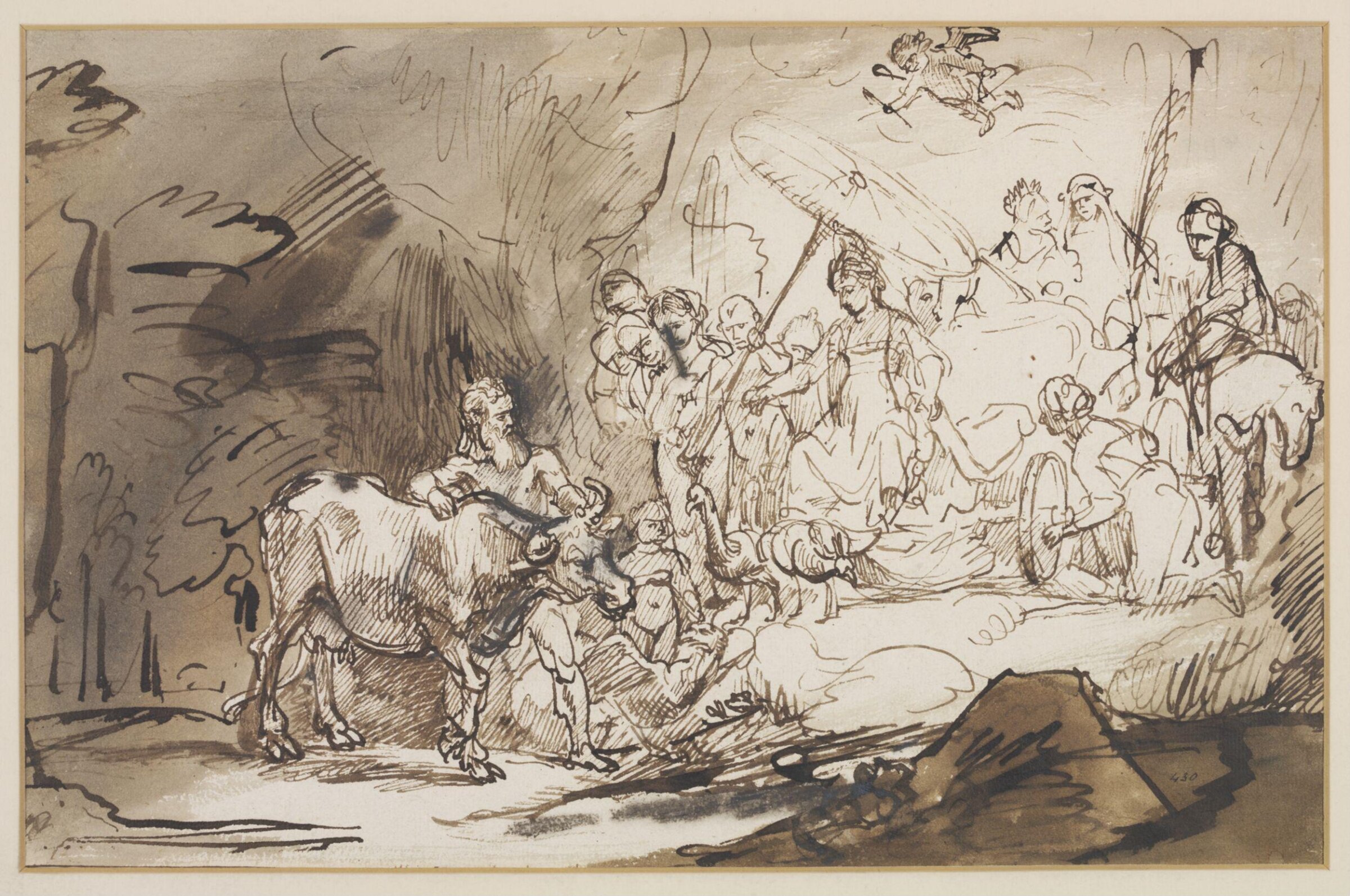 Io Changed Into a Cow, Rembrandt van Rijn, 17th century