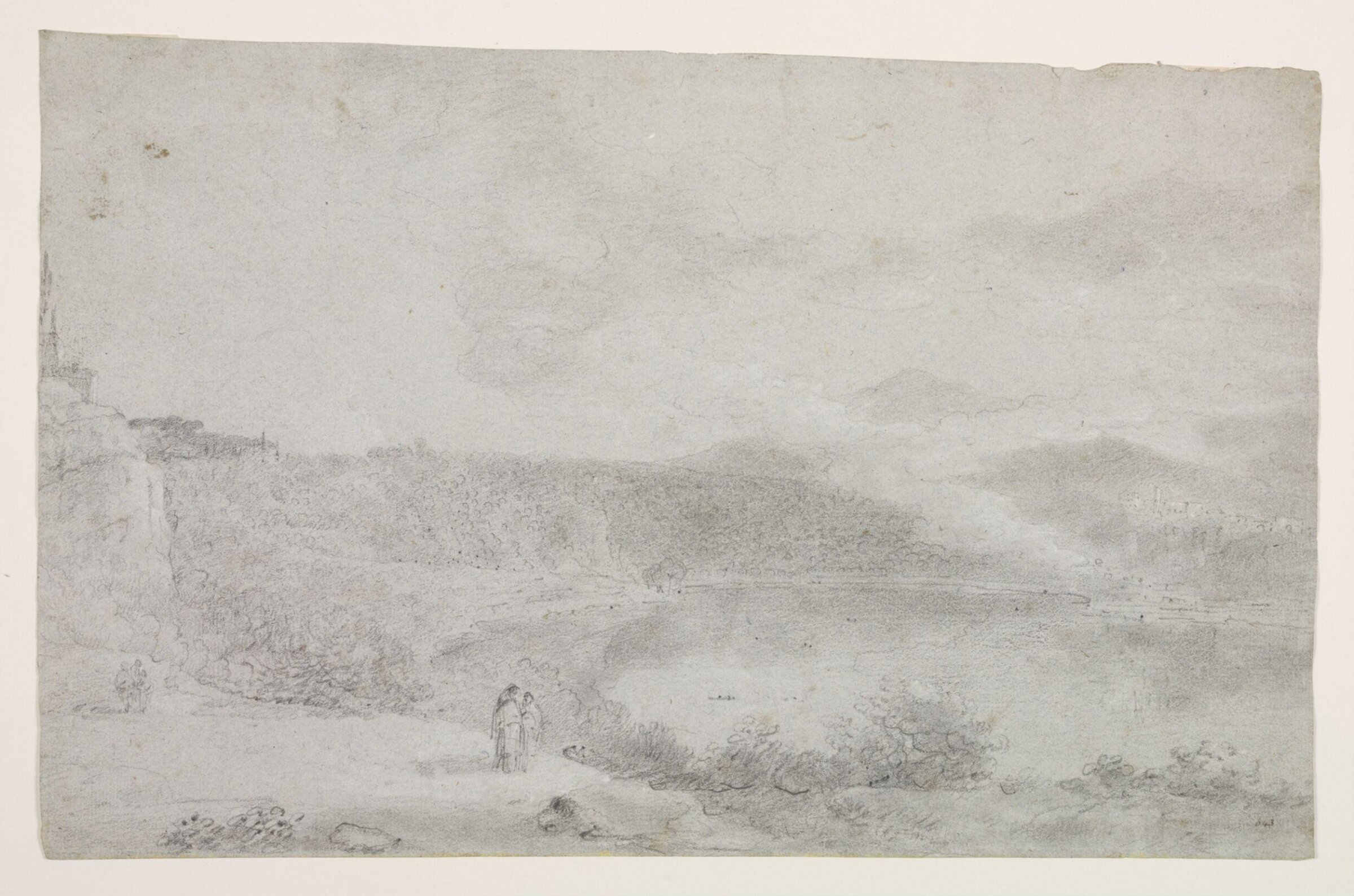 Lake of Nemi in 1753, Richard Wilson, 18th century