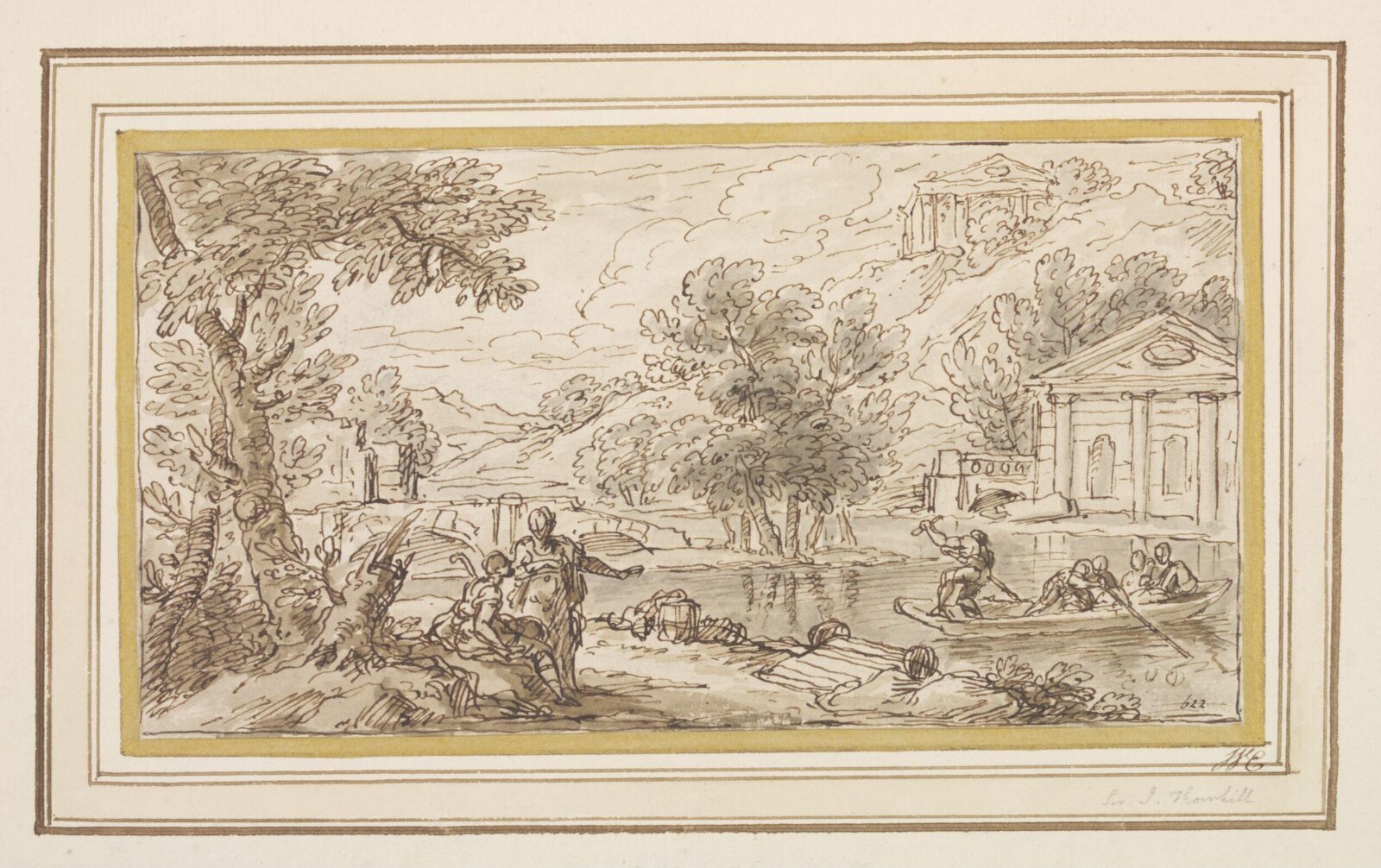 Drawing, James Thornhill, late 17th - early 18th century