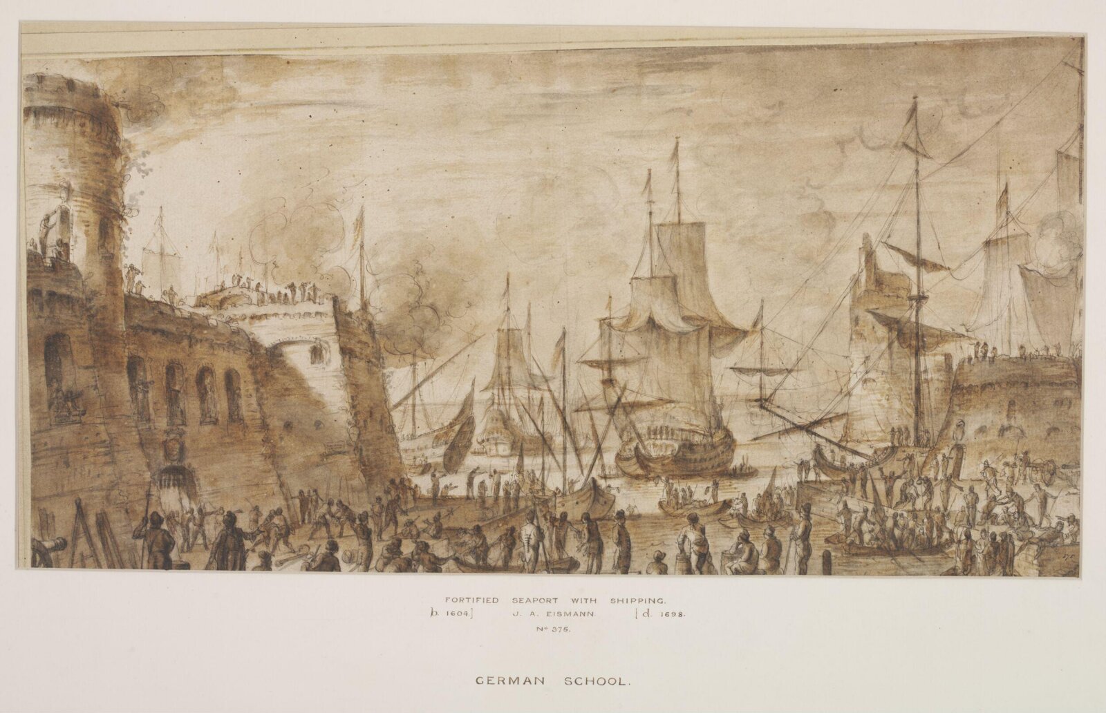 Drawing, Johann Anton Eismann, ca. 1635-1700