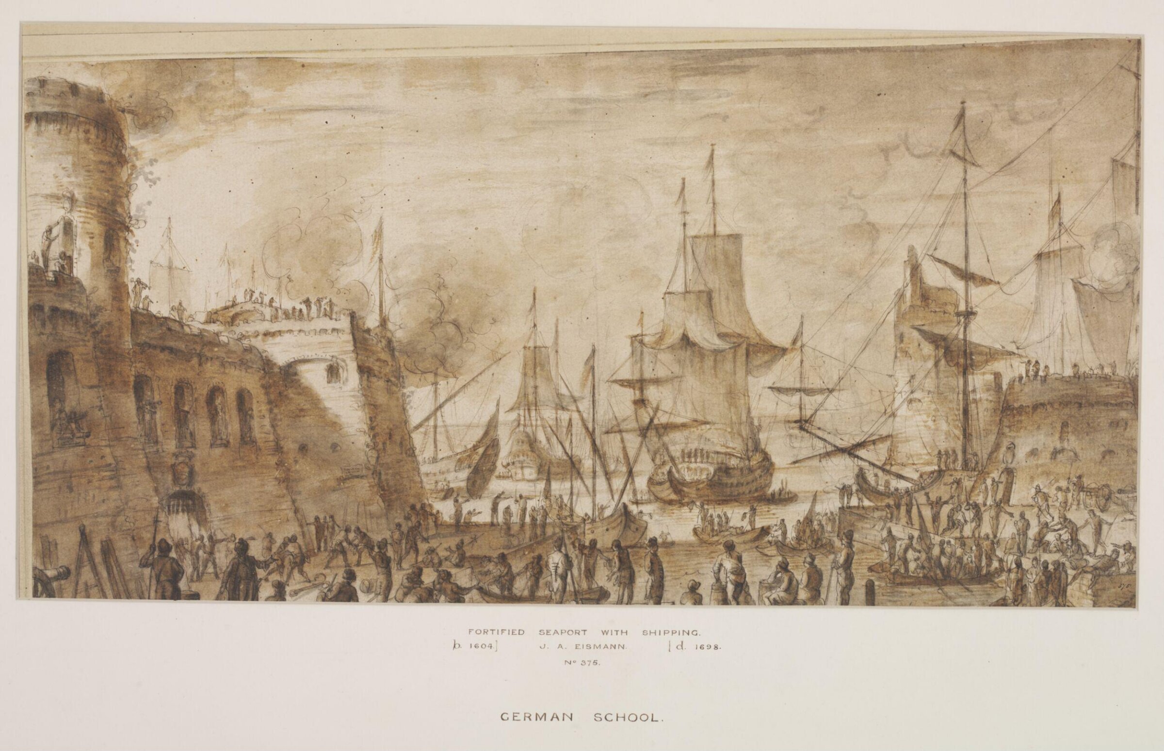 Drawing, Johann Anton Eismann, ca. 1635-1700