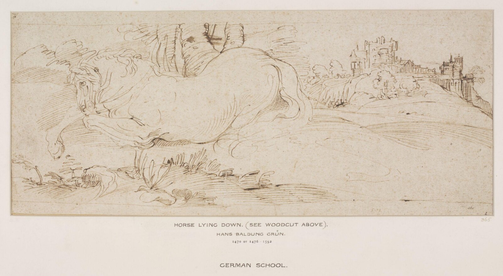 Drawing, Hans Baldung, ca. 1505-1545