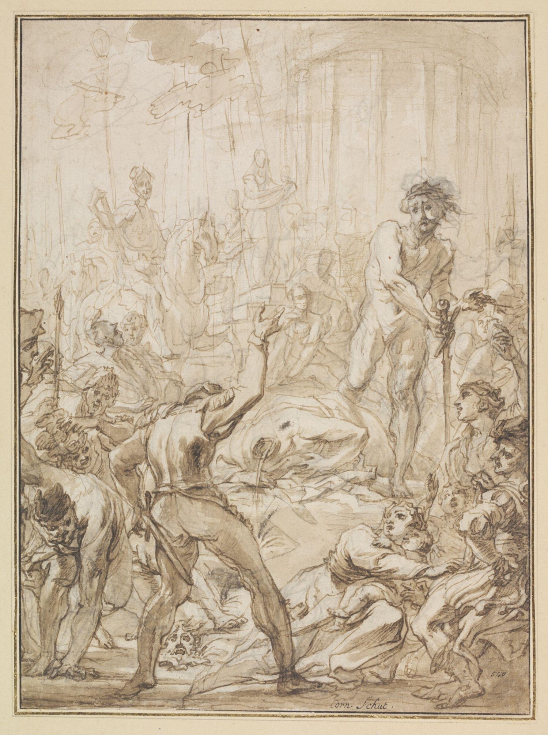The Decapitation of a Saint, Cornelis Schut I, first half 17th century