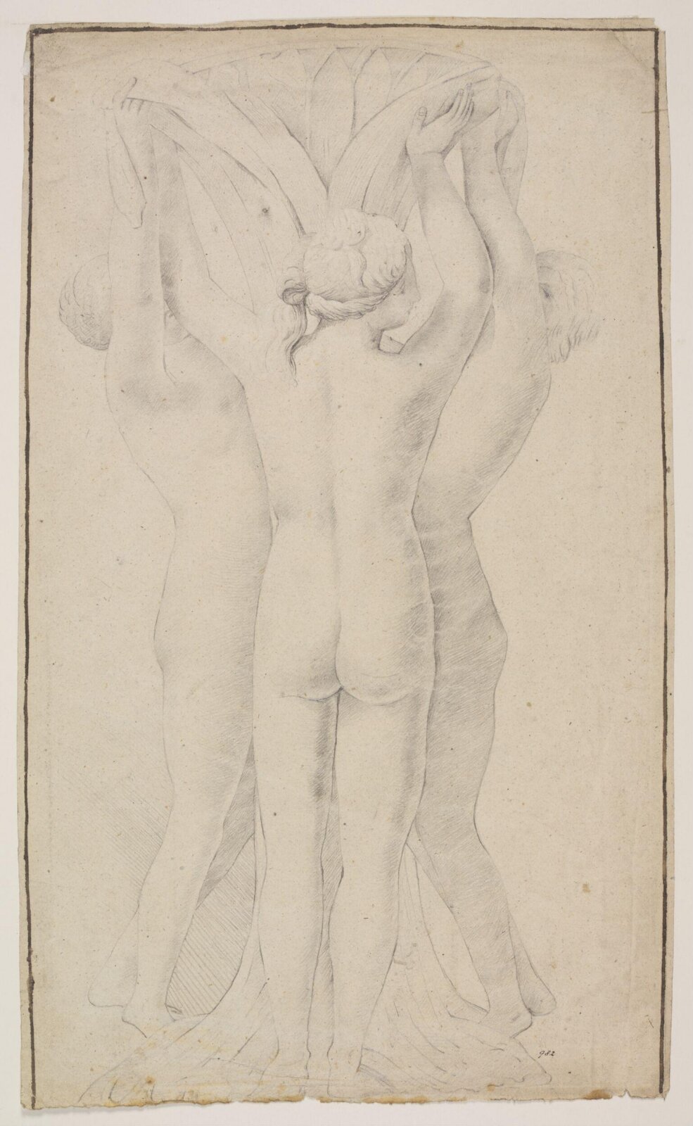 Drawing, Alexander Dyce, early - mid 19th century