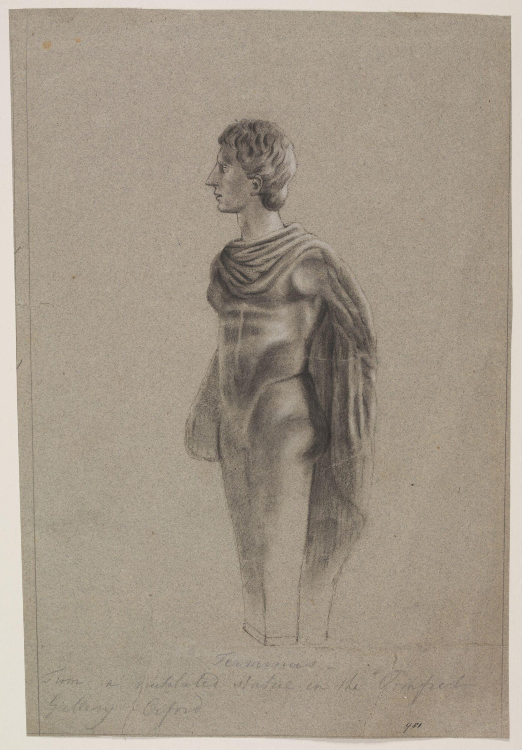 Drawing, Alexander Dyce, early - mid 19th century