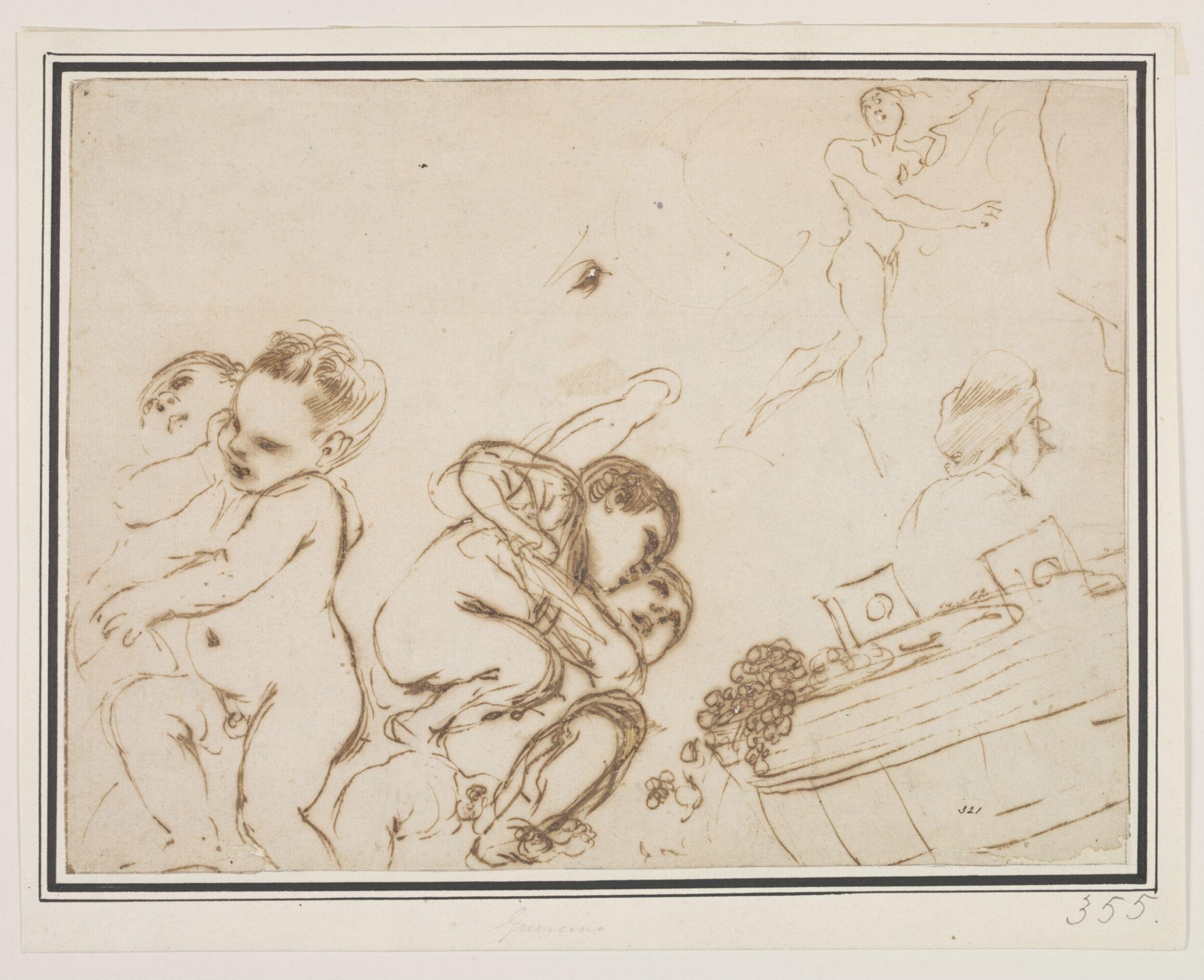 Drawing, Guercino, 16th - 17th century