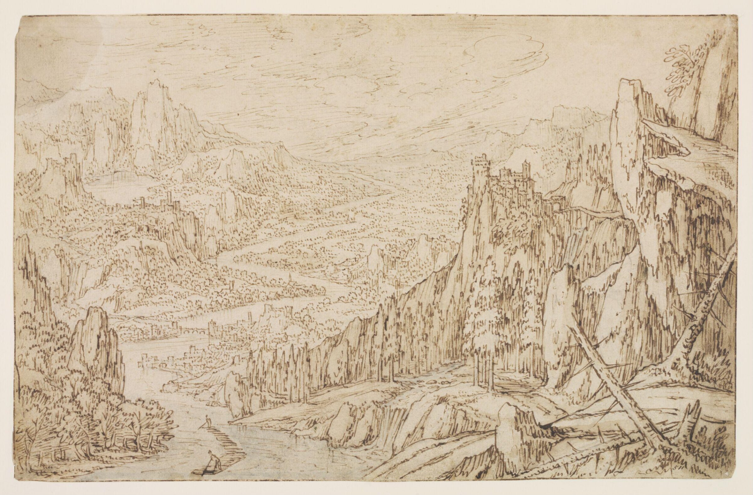 A Mountainous River Landscape, Tobias Verhaecht, c.1620