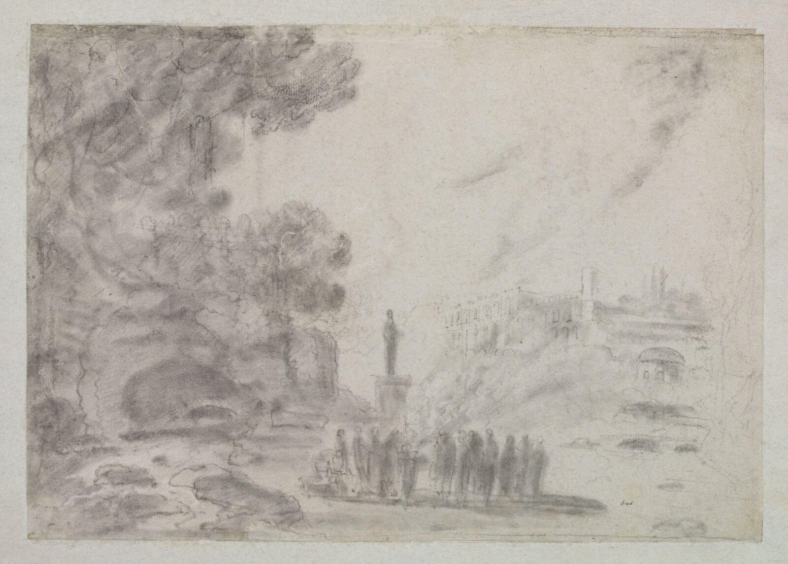Drawing, Richard Wilson, 18th century