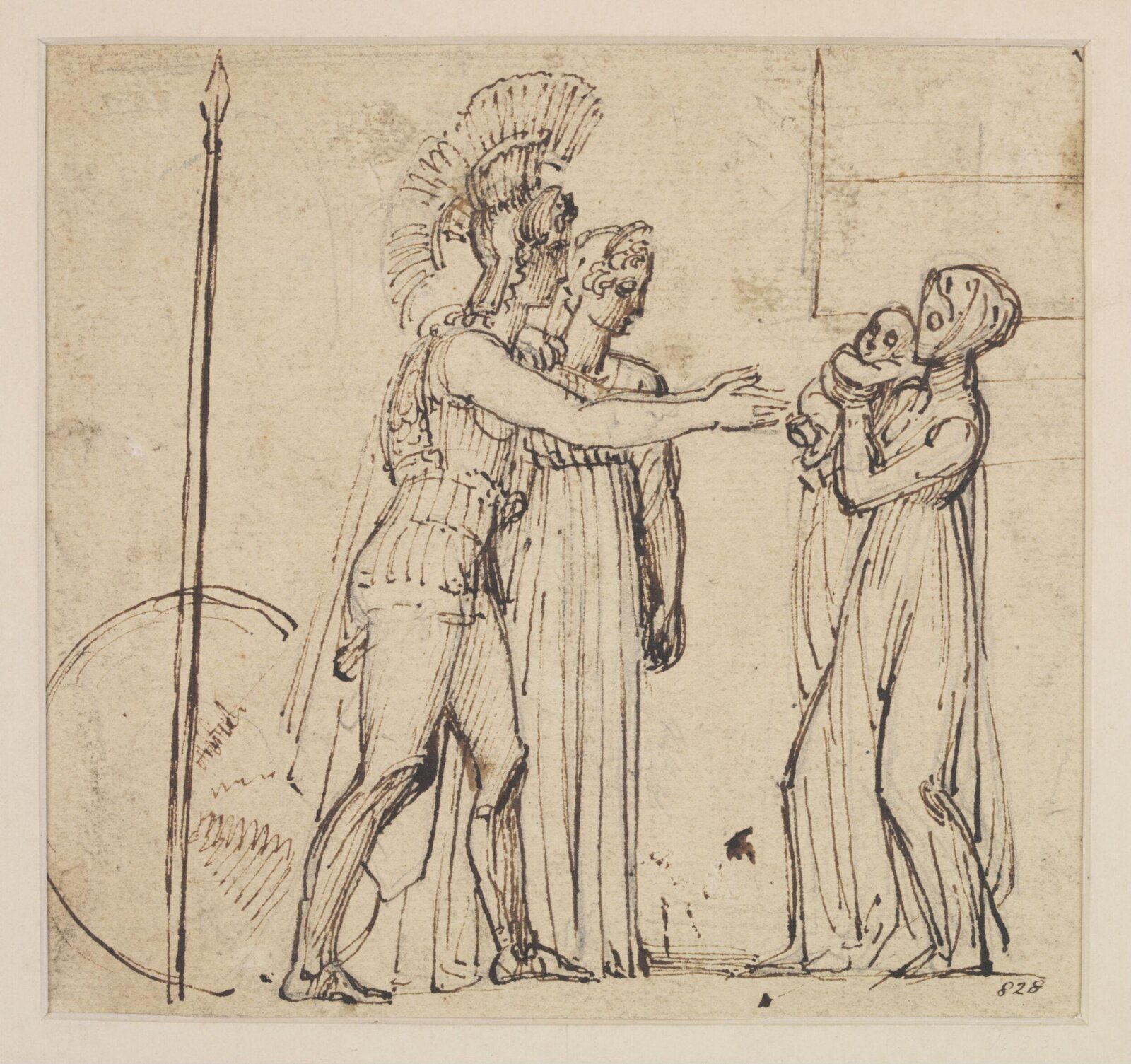 Hector and Andromache, Thomas Stothard, mid 18th - early 19th century