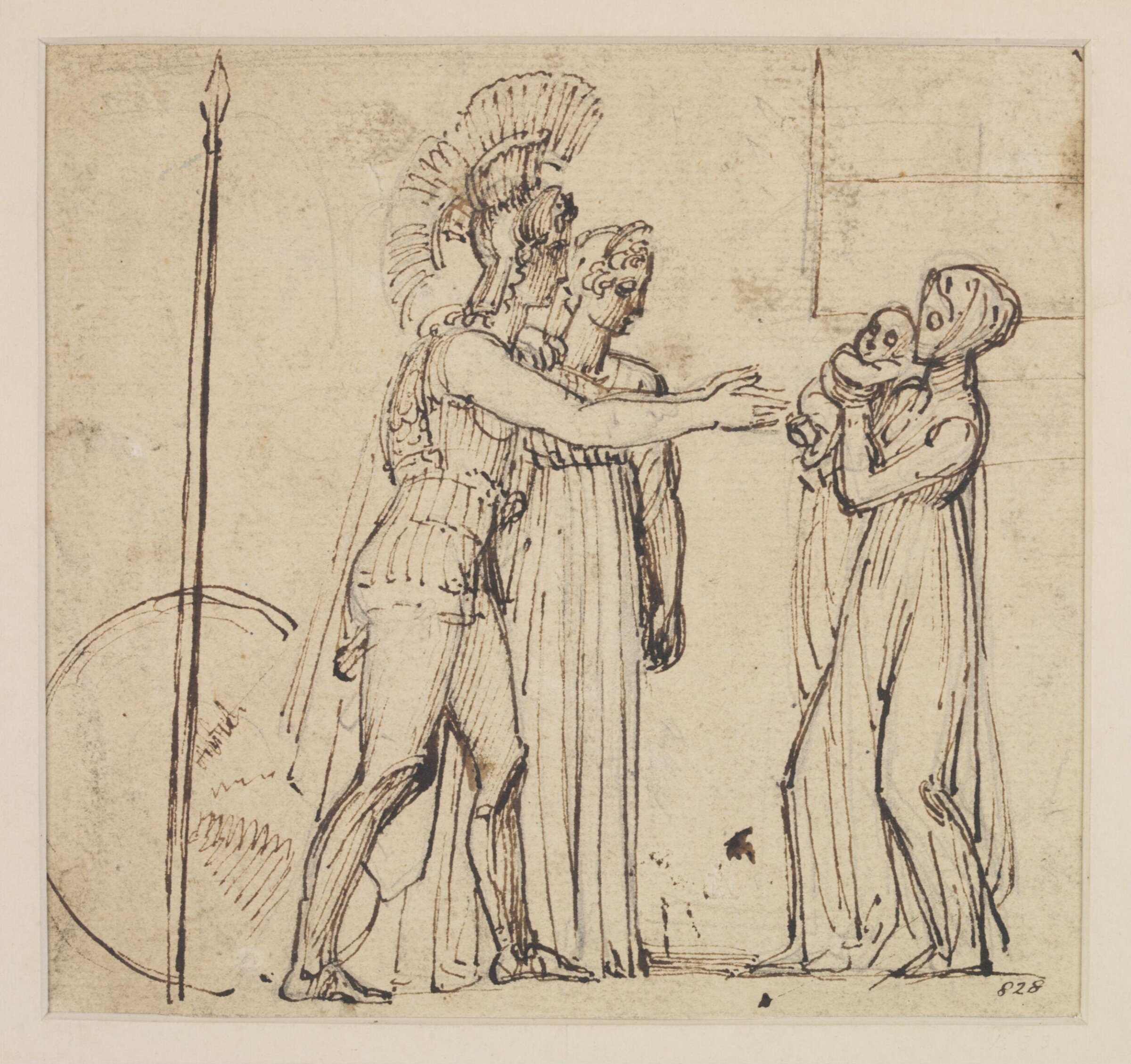 Hector and Andromache, Thomas Stothard, mid 18th - early 19th century