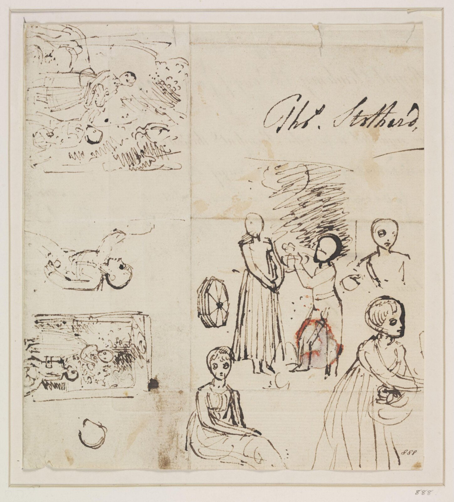 Drawing, Thomas Stothard, early 19th century