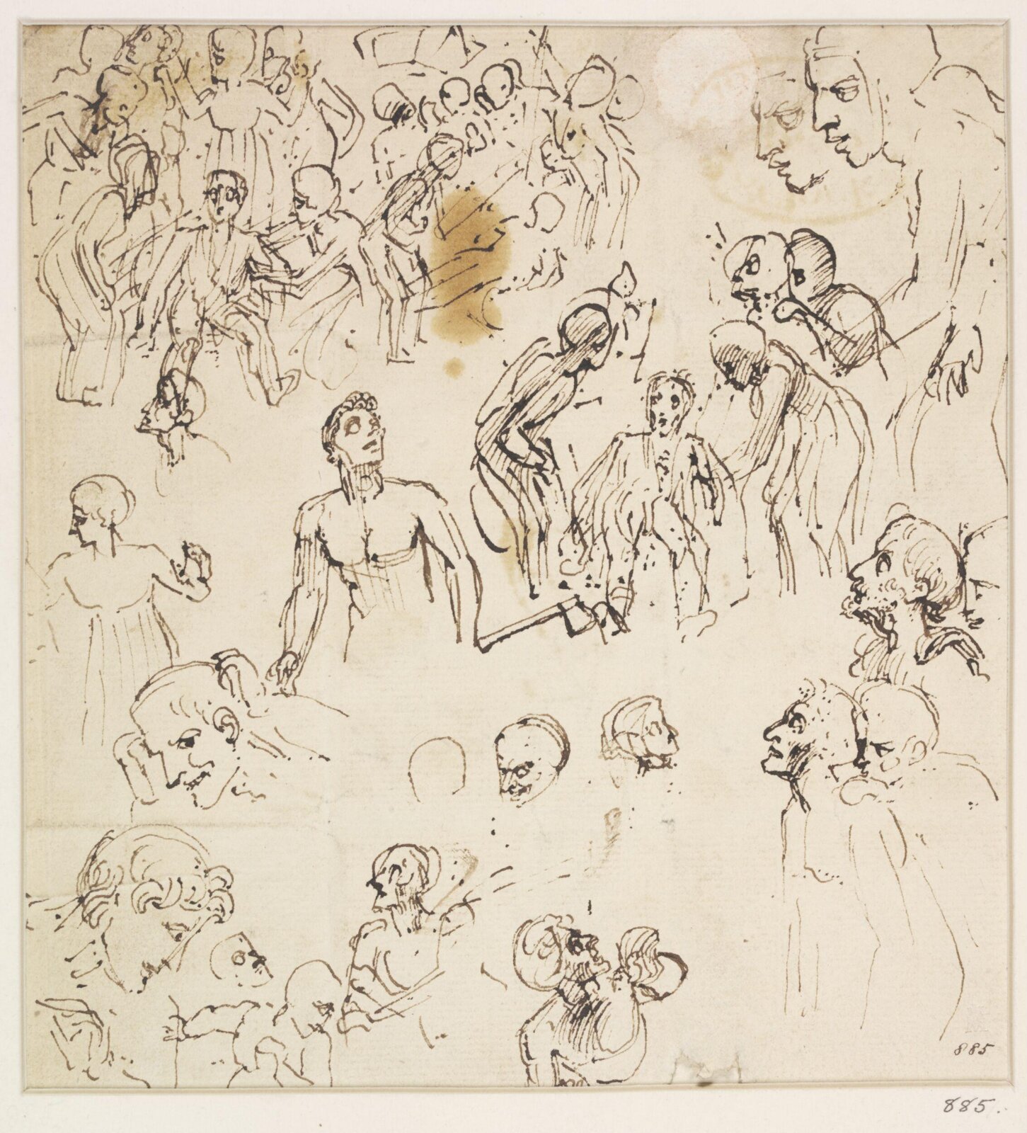 Drawing, Thomas Stothard, mid 18th - early 19th century