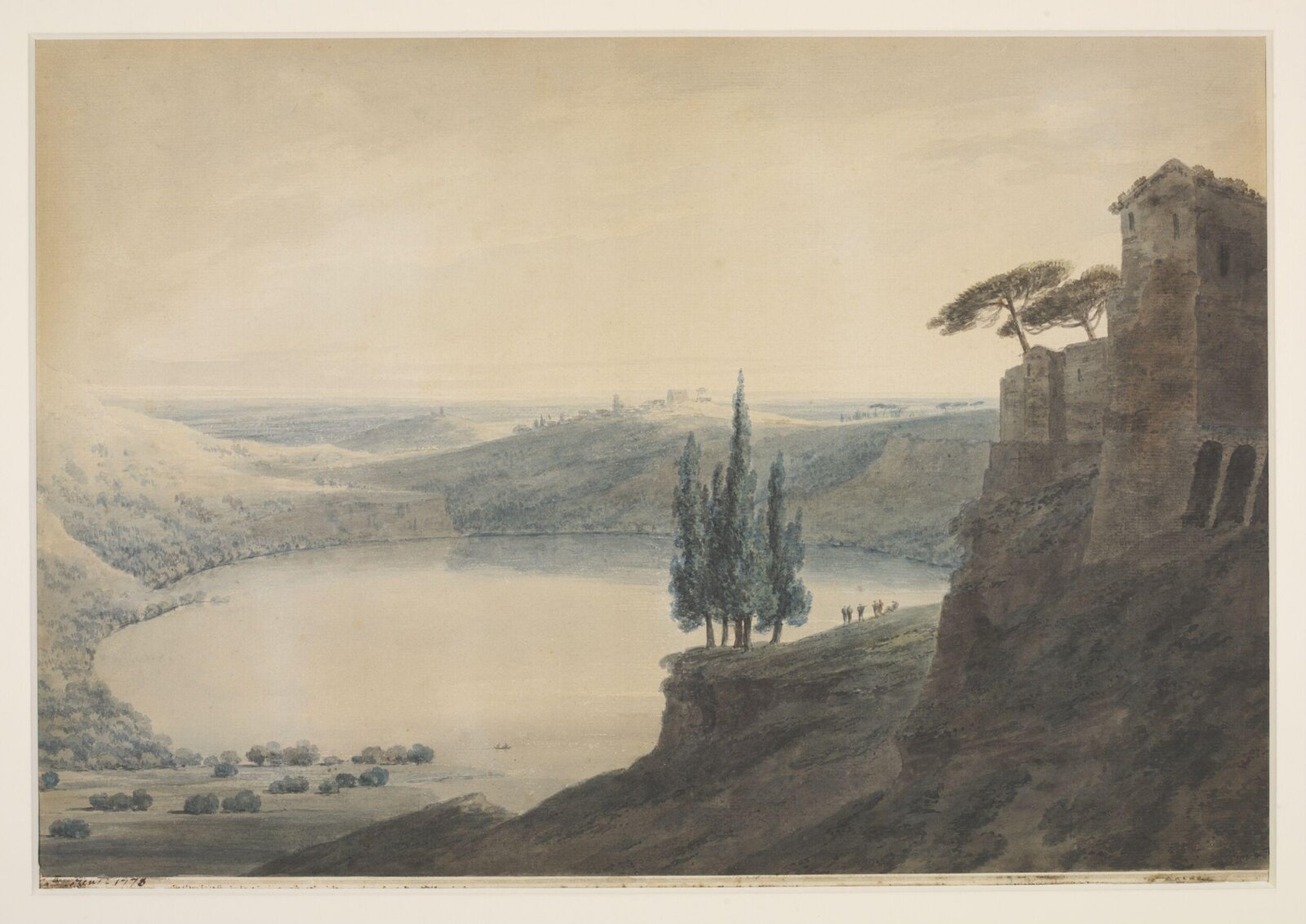 Lake Scene, John Robert Cozens, 1773
