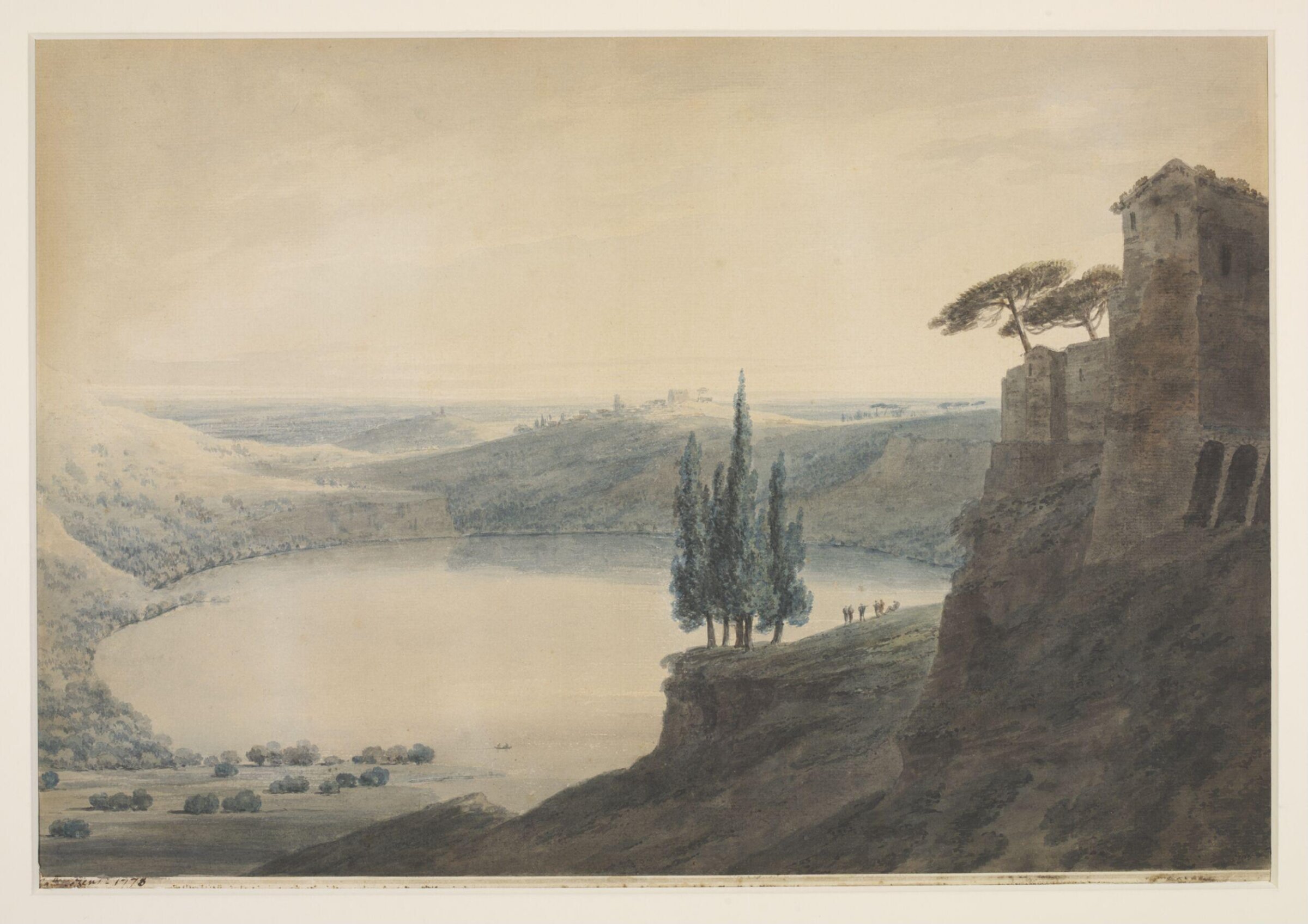 Lake Scene, John Robert Cozens, 1773
