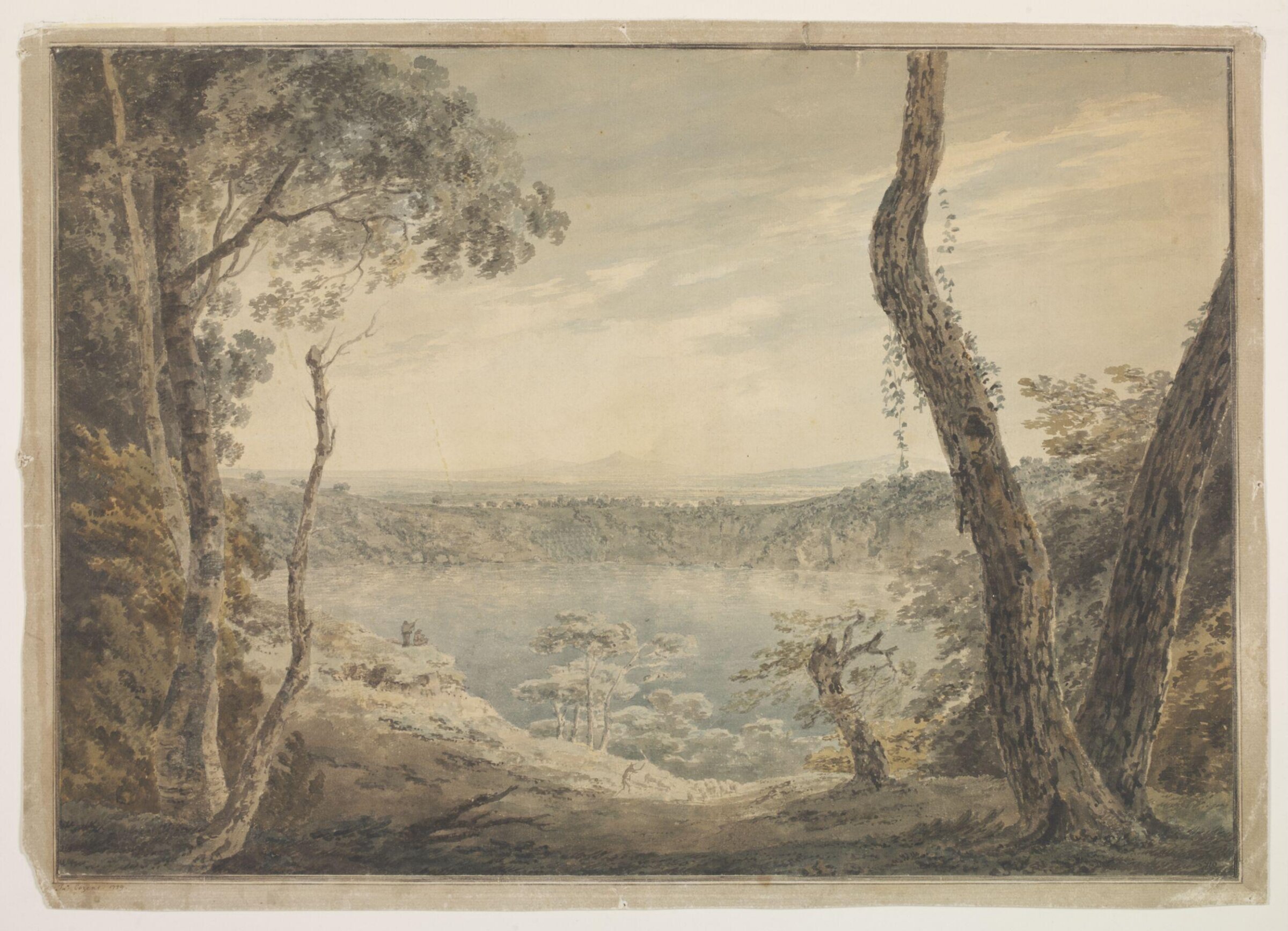 Watercolour, John Robert Cozens, 1779