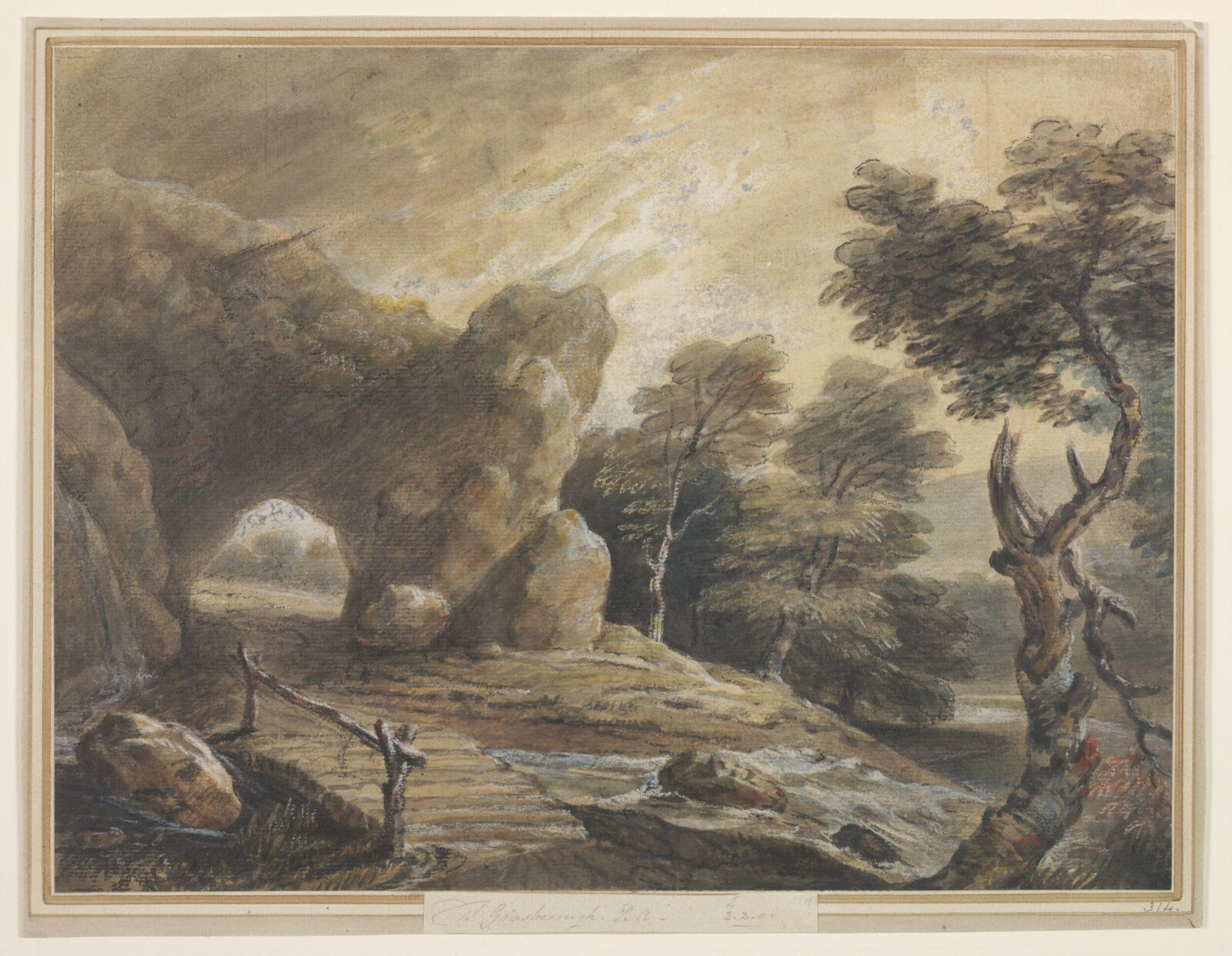 Drawing, Thomas Gainsborough, 18th century