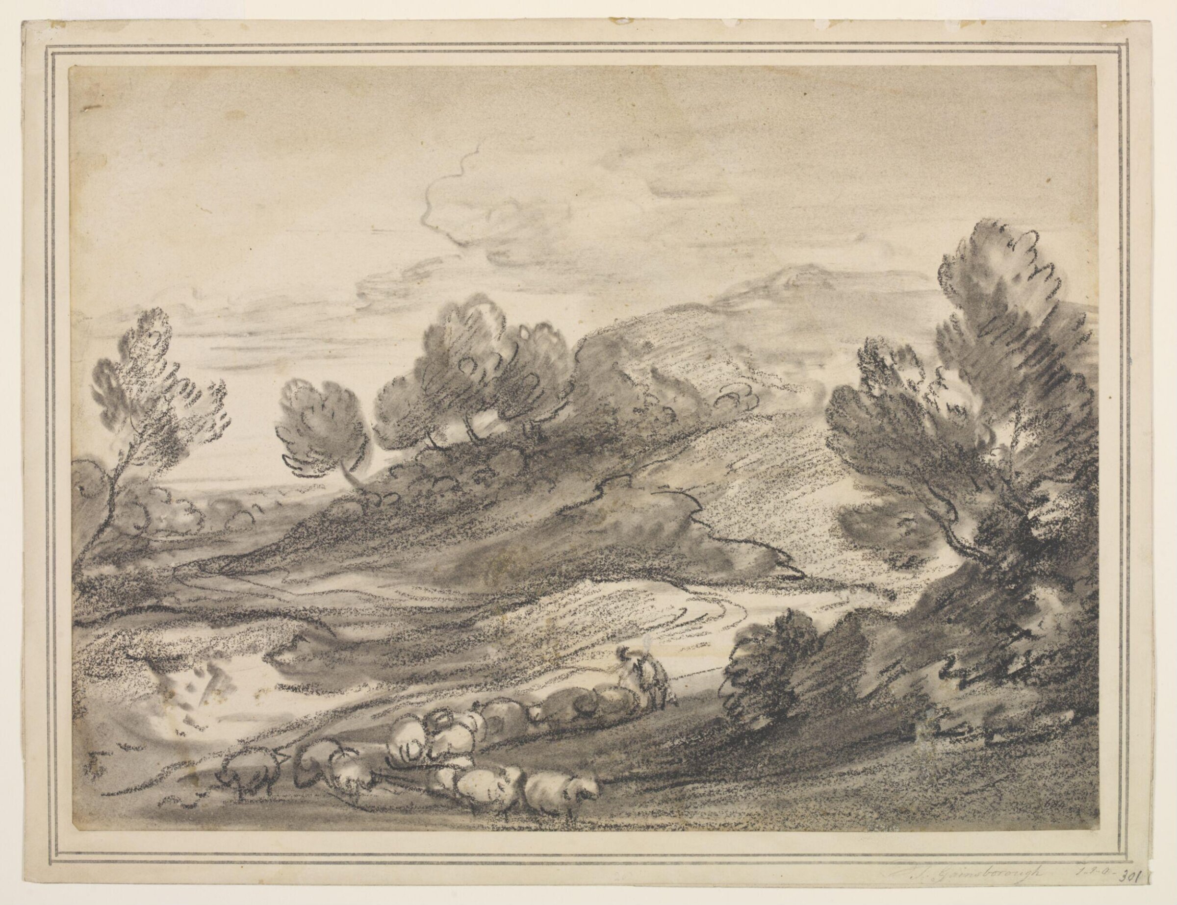 Drawing, Thomas Gainsborough, 18th century