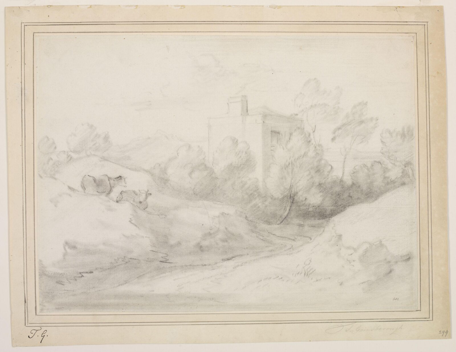 Drawing, Thomas Gainsborough, 18th century