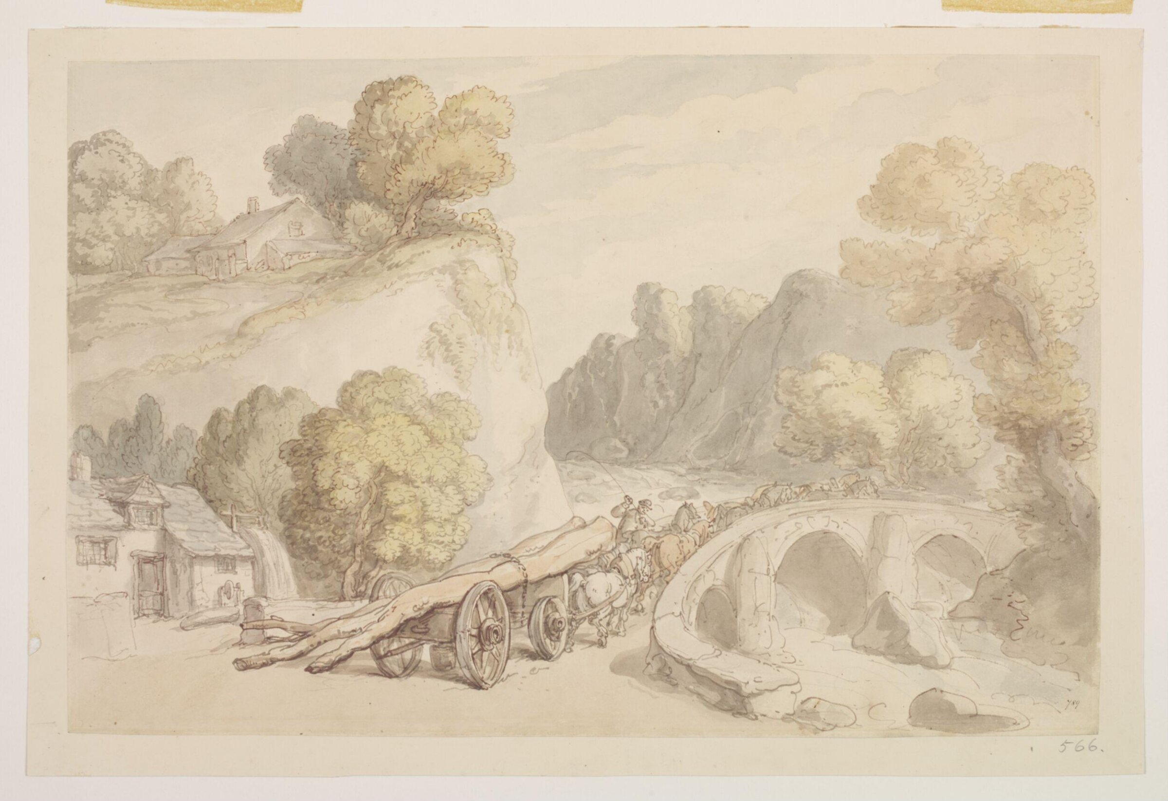 Watercolour, Thomas Rowlandson, late 18th - early 19th century