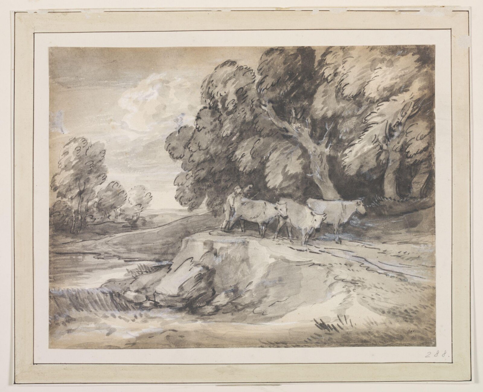 Drawing, Thomas Gainsborough, 18th century