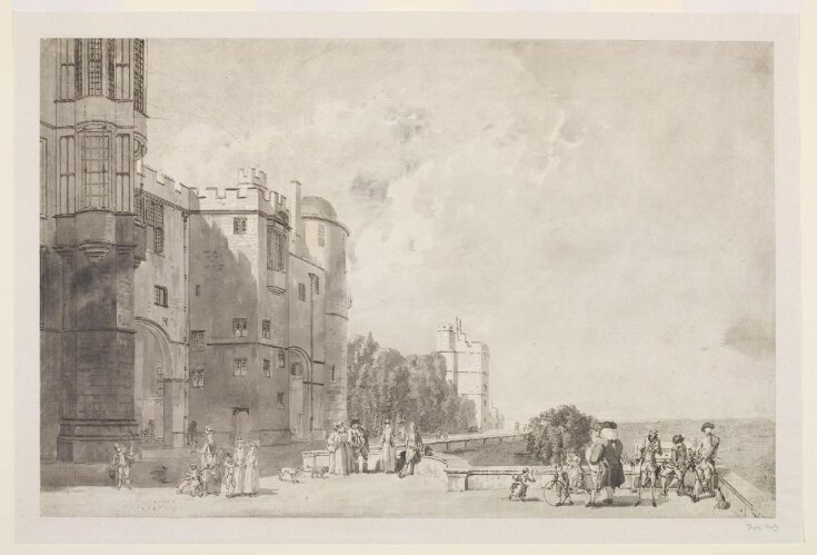 The Terrace, looking Westward (Windsor Castle) top image