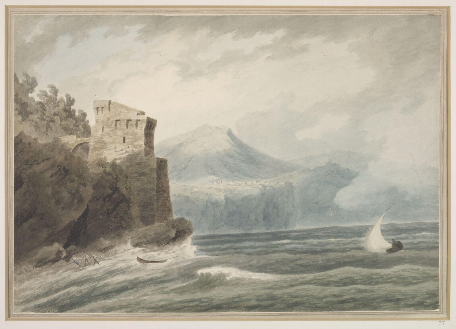 Watercolour, John Robert Cozens, second half of 18th century