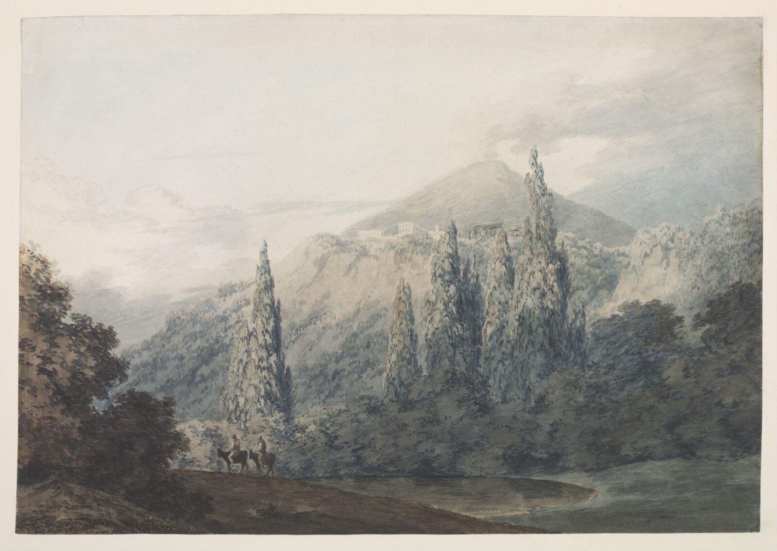 Vesuvius, John Robert Cozens, second half of 18th century