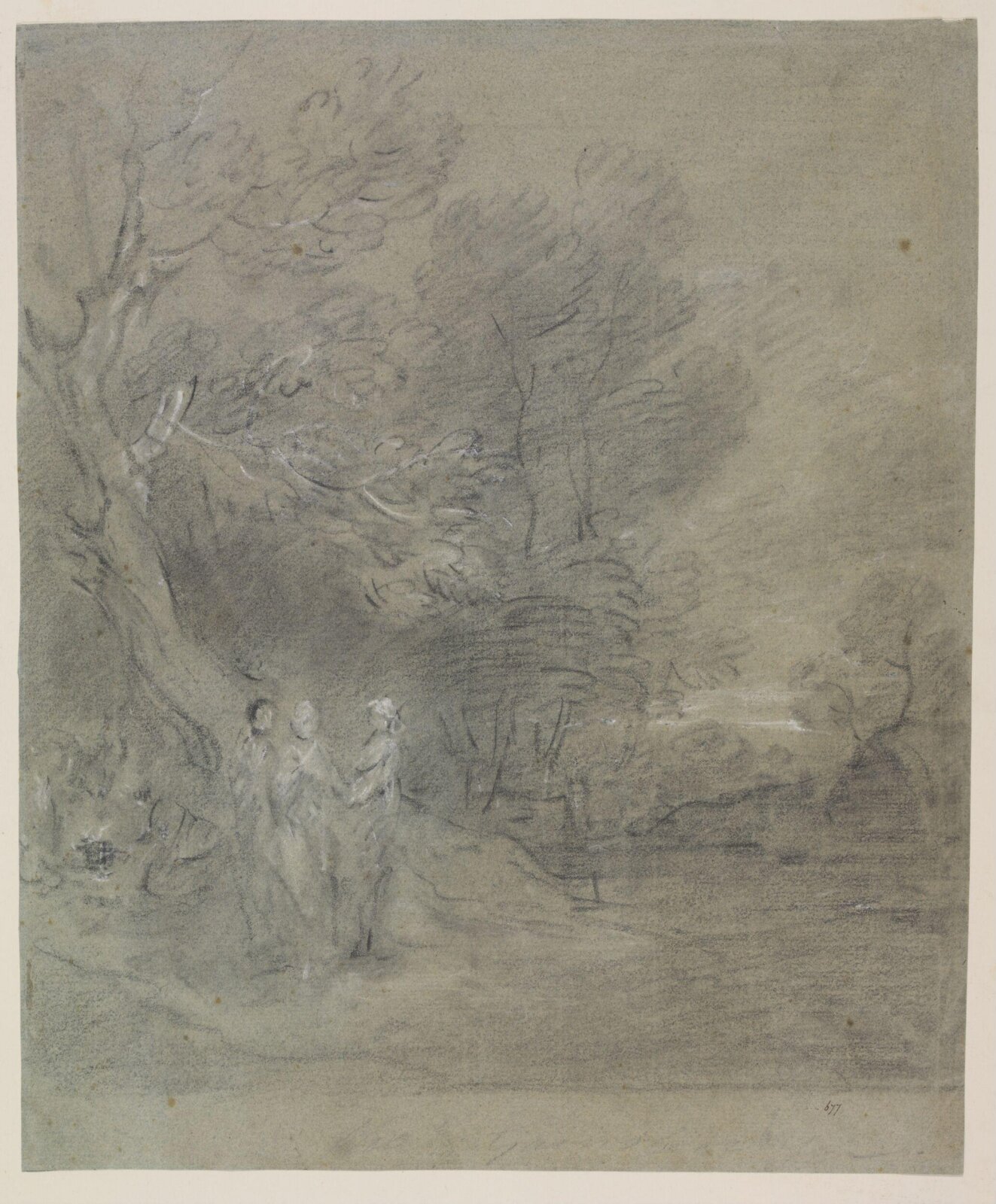 Drawing, Thomas Gainsborough, 18th century