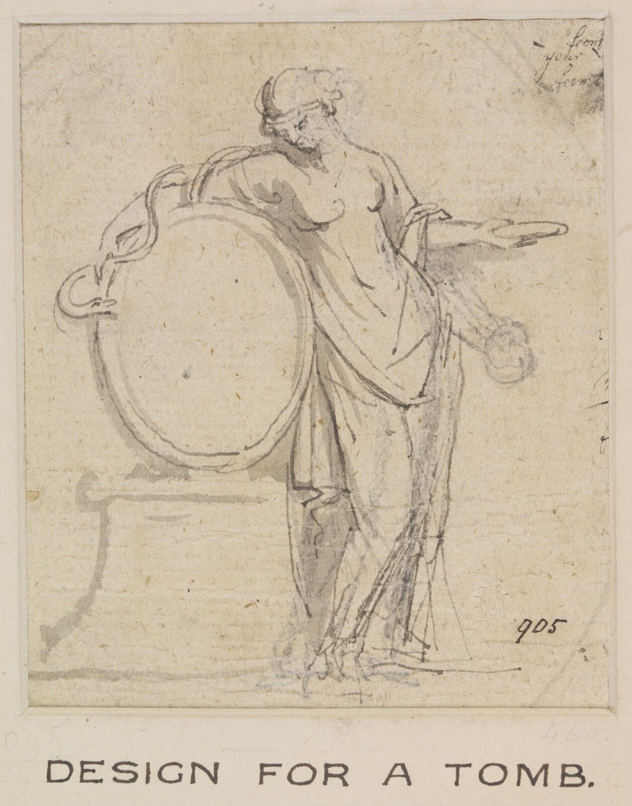Design for a Tomb, Thomas Stothard, mid 18th - early 19th century
