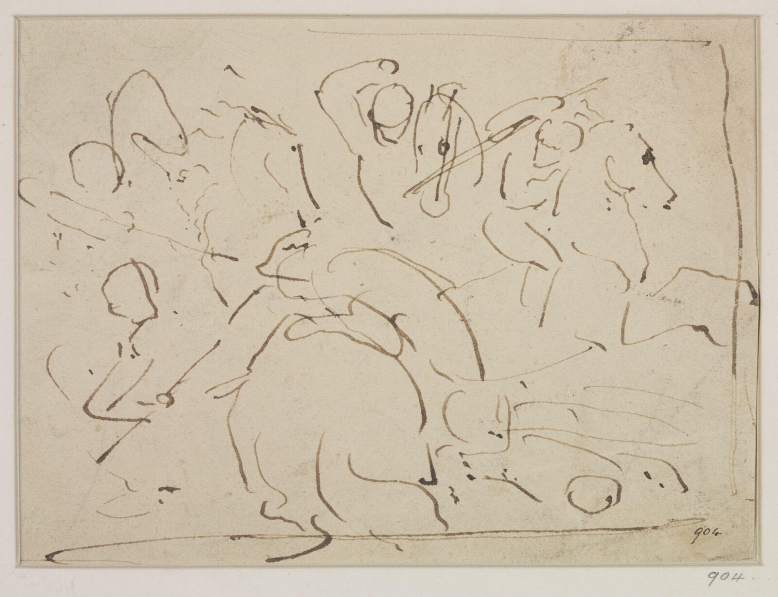 A Tiger Hunt, Thomas Stothard, mid 18th - early 19th century