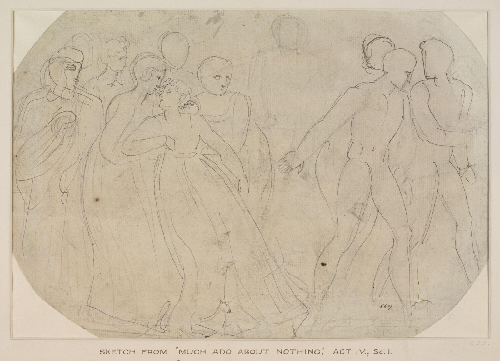 Drawing, Thomas Stothard, mid 18th - early 19th century