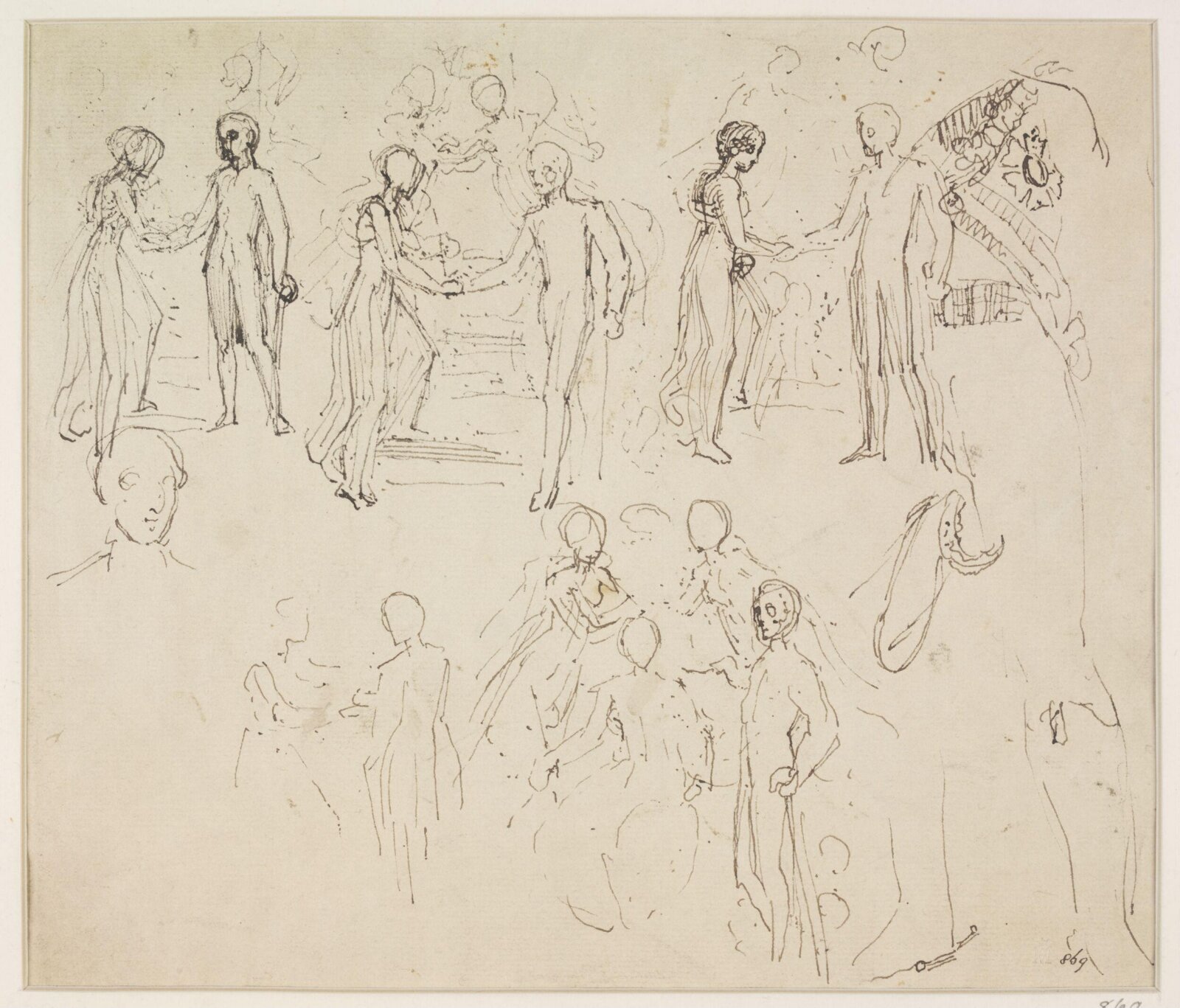 Drawing, Thomas Stothard, mid 18th - early 19th century